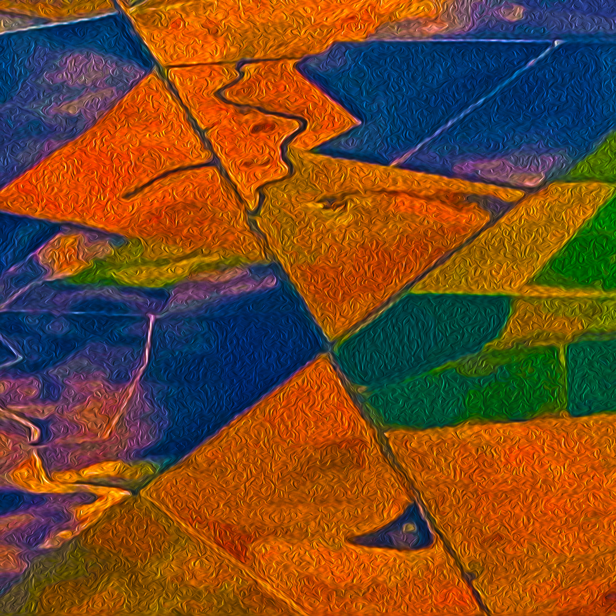 Abstract Plains Family