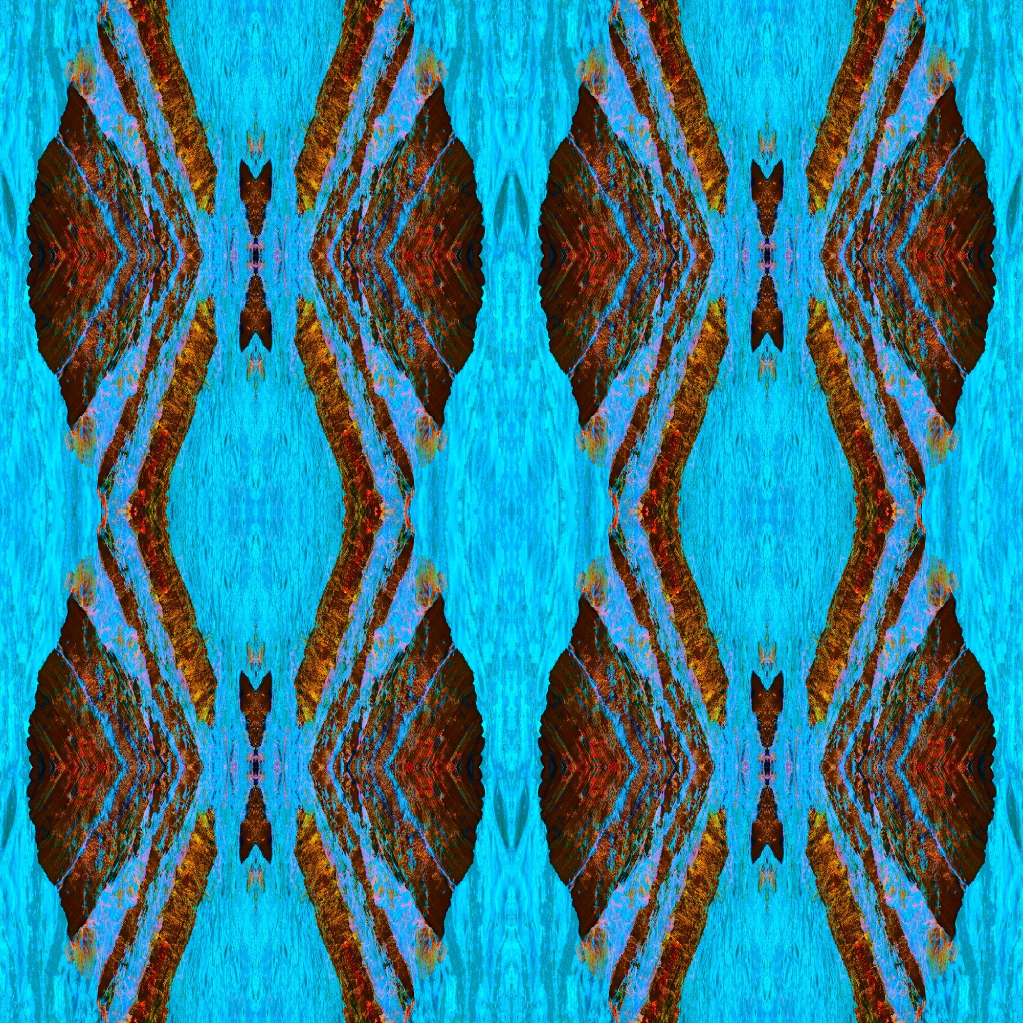 all original seamless pattern, blue ocean and reefs for clothing and accessory prints