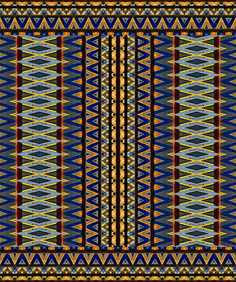 Chevron Stripes And Diamonds Throw Blanket Triboca Arts