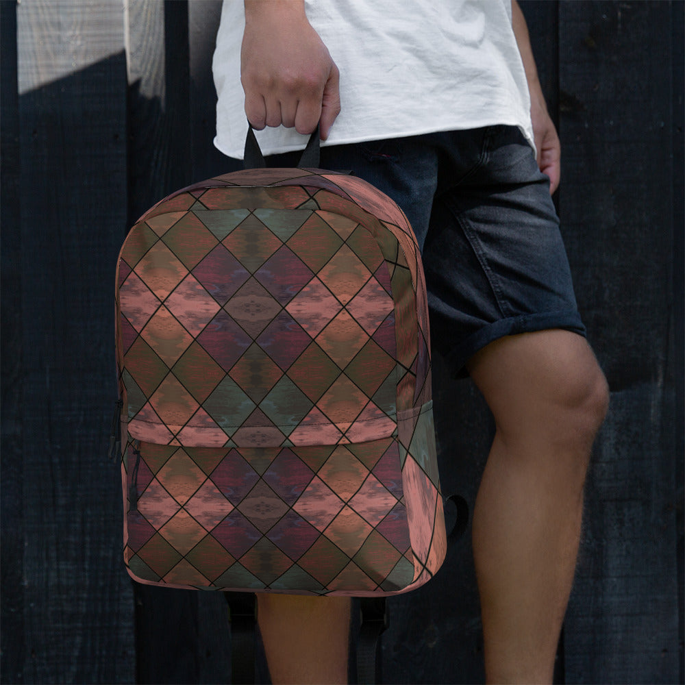 Break Diamonds Copper Backpack Triboca Arts   