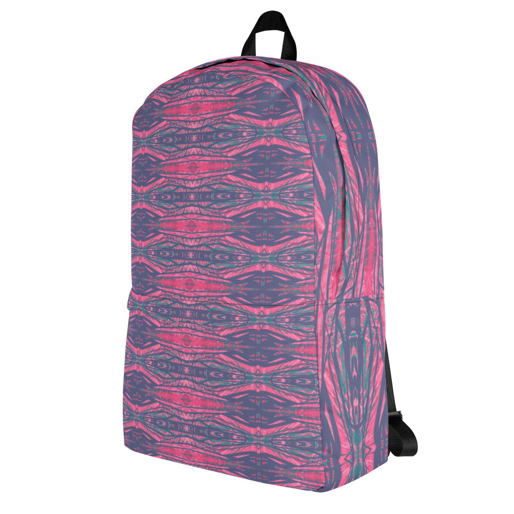 Shadows Gray On Pink Backpack Triboca Arts   