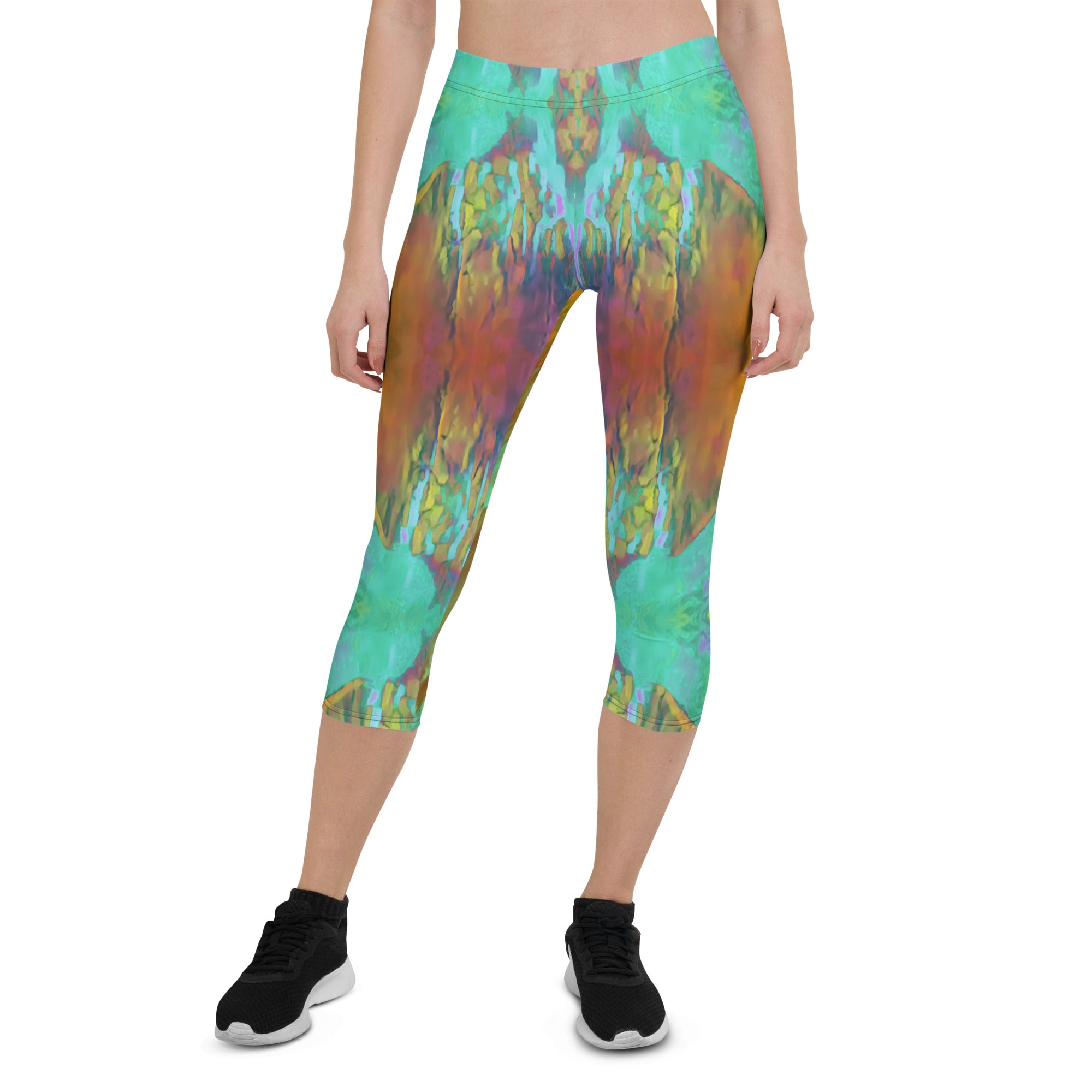 Gold Canyon Capri Leggings Triboca Arts XS