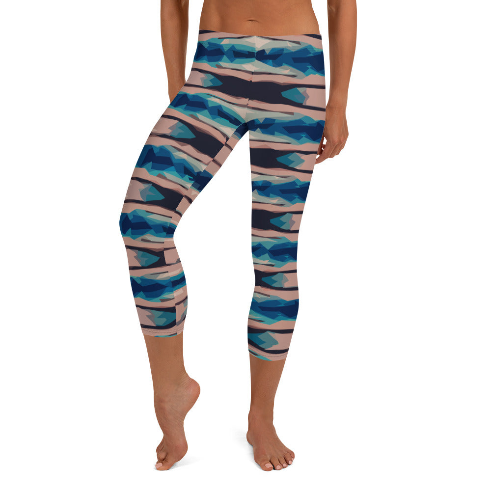 Bay Jetties Capri Leggings Triboca Arts   