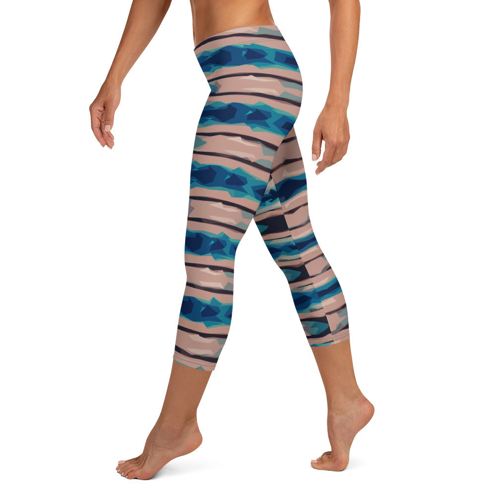 Bay Jetties Capri Leggings Triboca Arts   