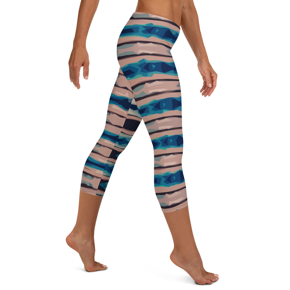 Bay Jetties Capri Leggings Triboca Arts   