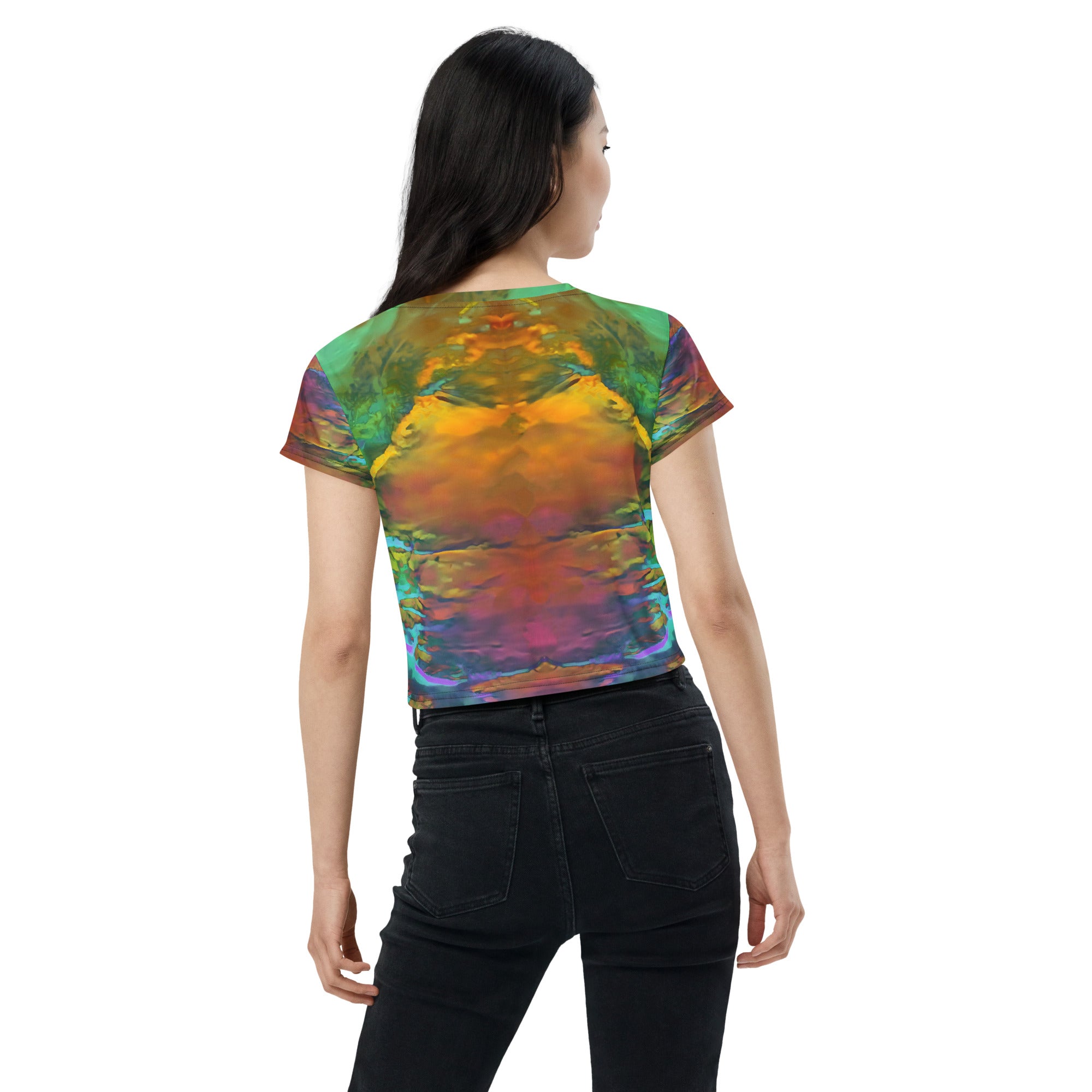 Gold Canyon Crop Tee Triboca Arts   