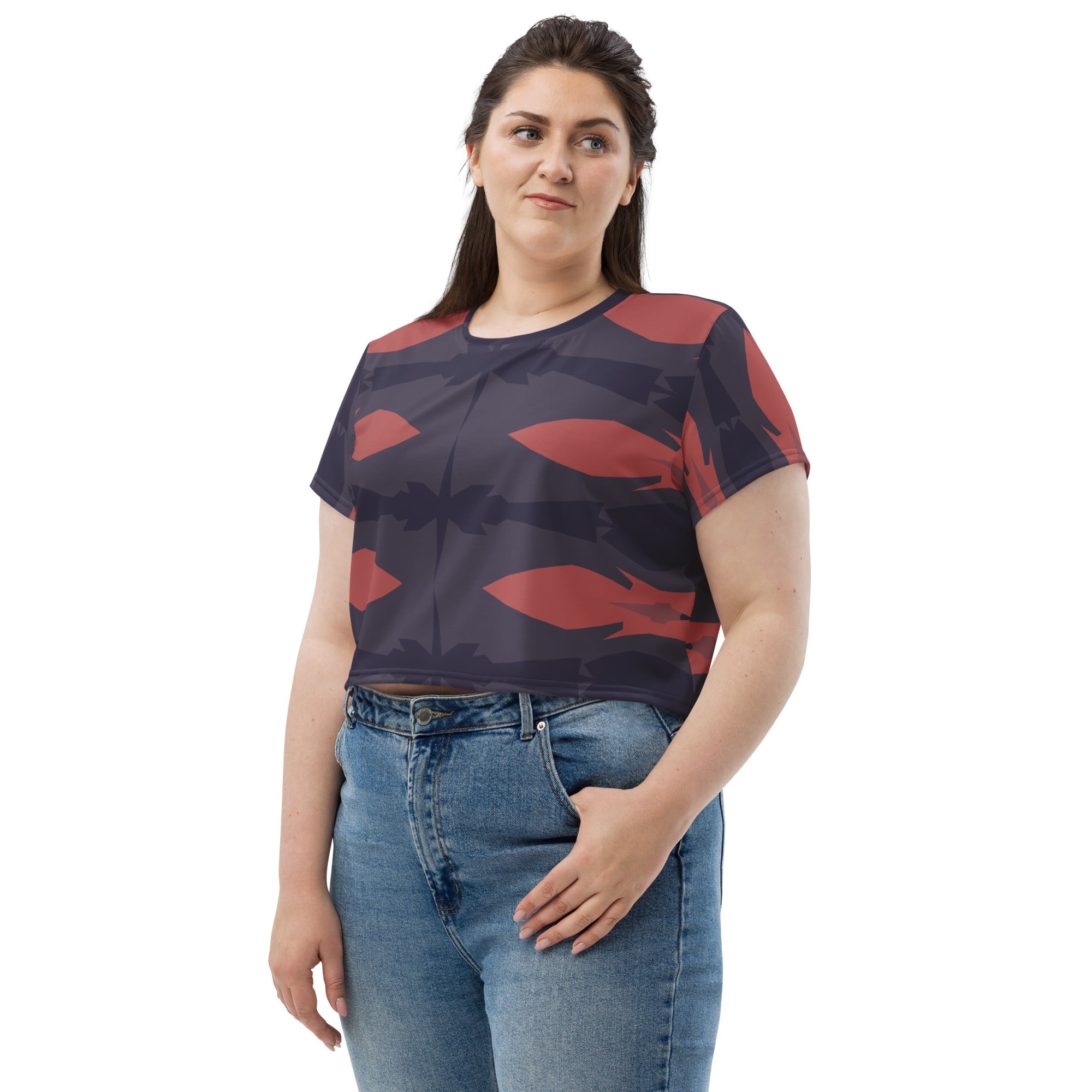 Gulf Shore Crop Tee Triboca Arts