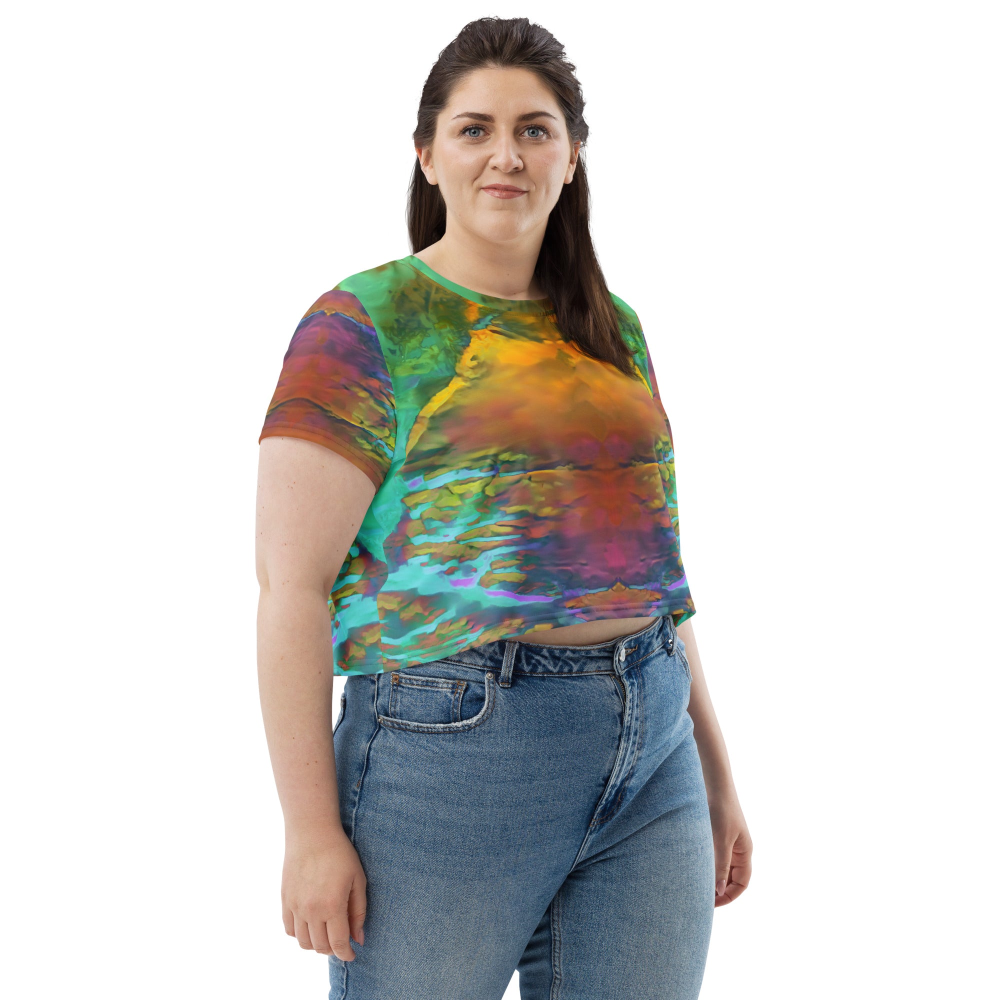 Gold Canyon Crop Tee Triboca Arts