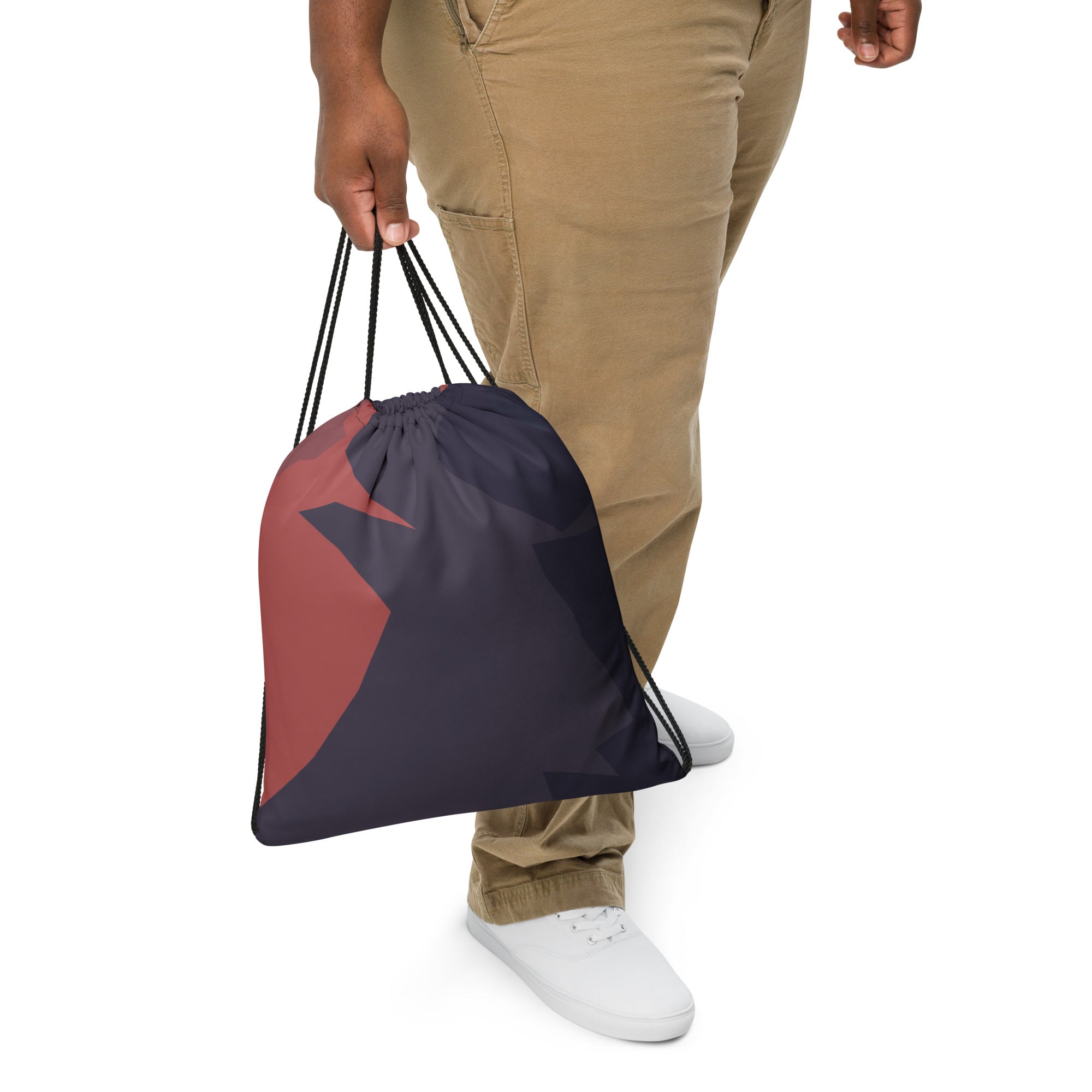 Gulf Shore Drawstring Bag Triboca Arts