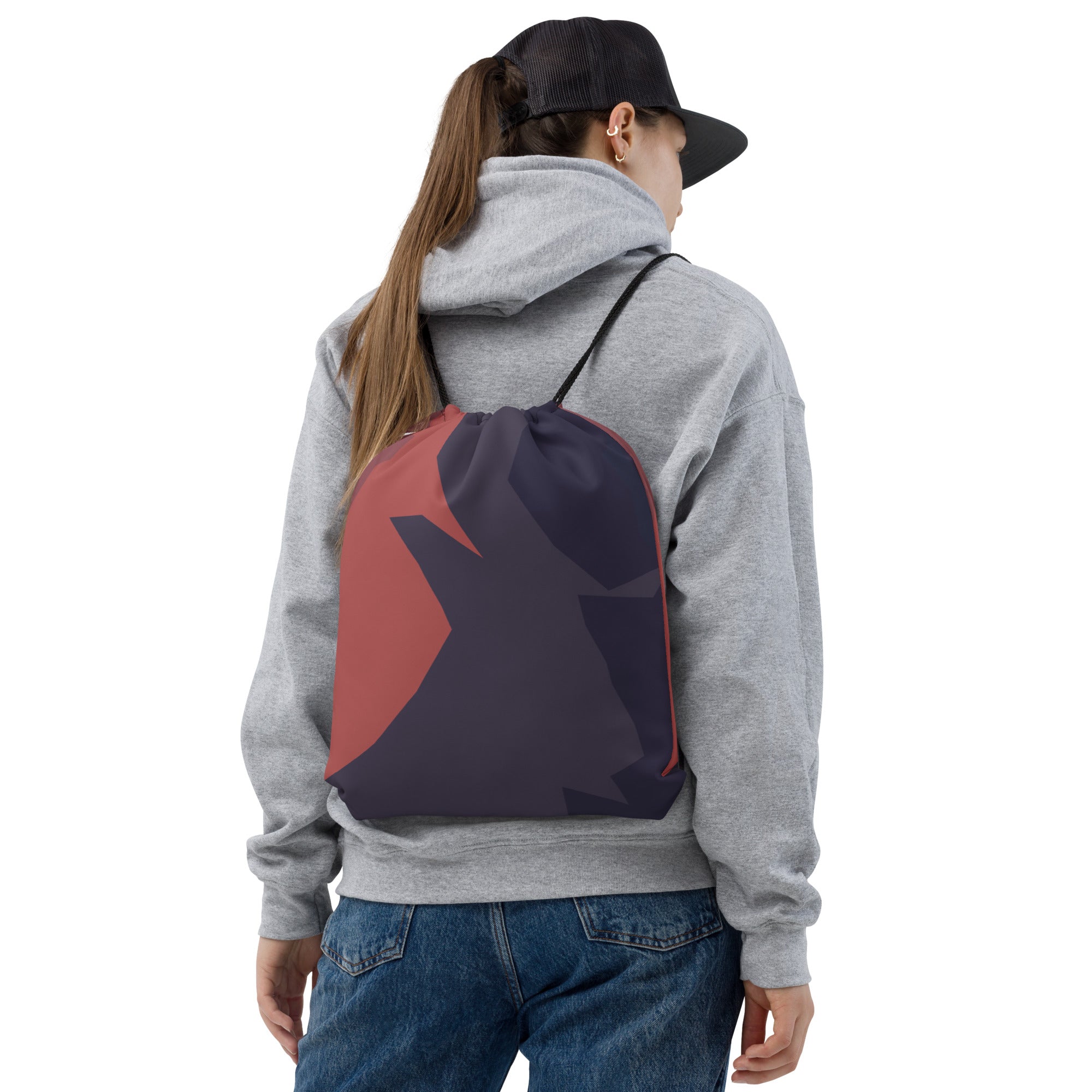 Gulf Shore Drawstring Bag Triboca Arts