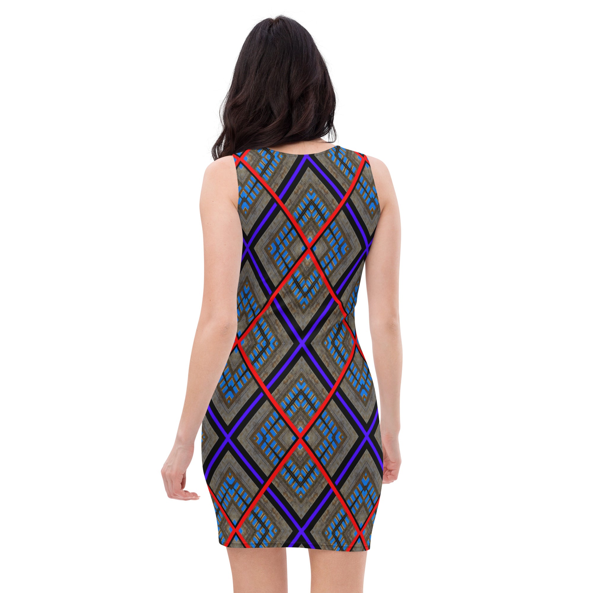 Skylights Sleeveless Bodycon Dress Triboca Arts