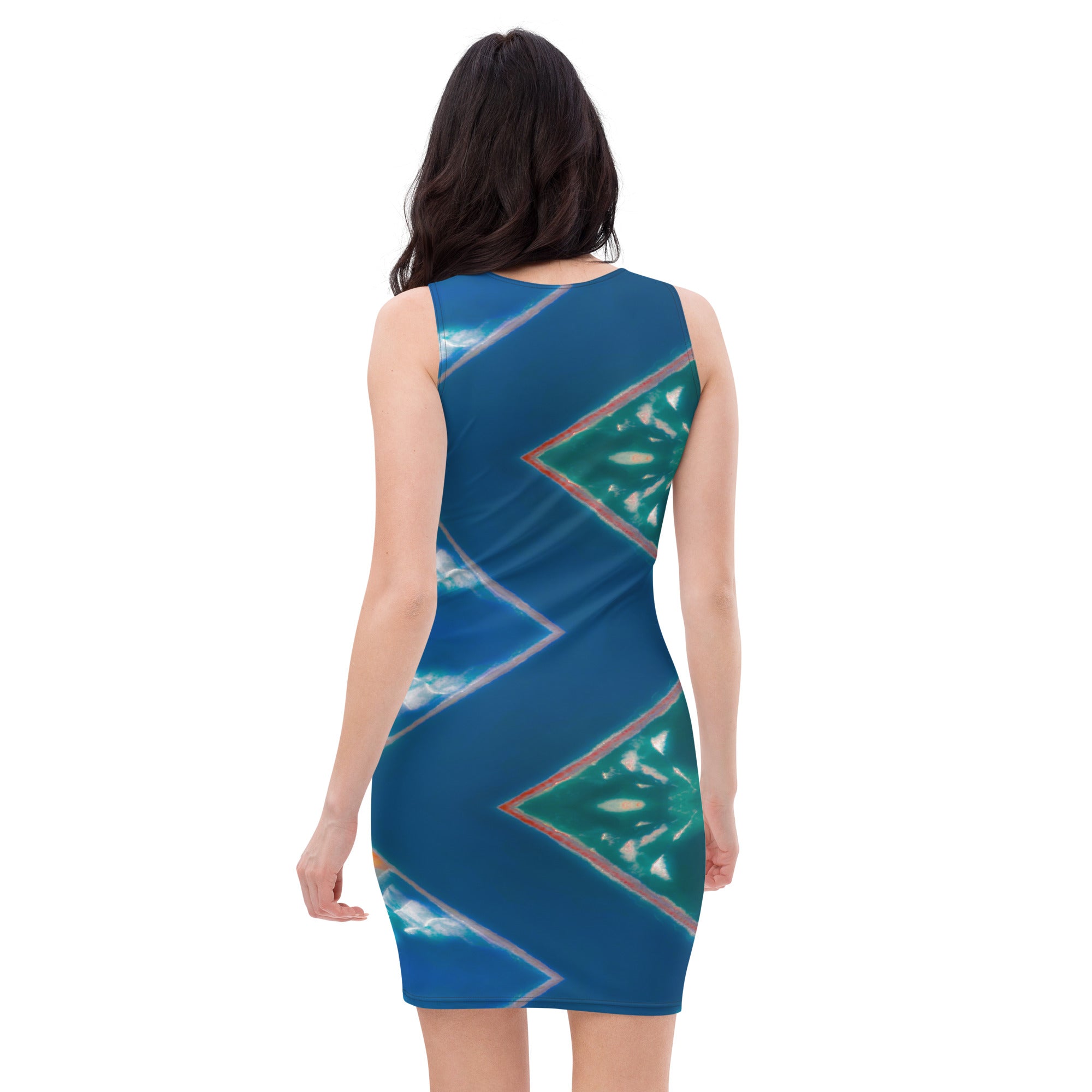 Bay Jetties Sleeveless Bodycon Dress Triboca Arts   