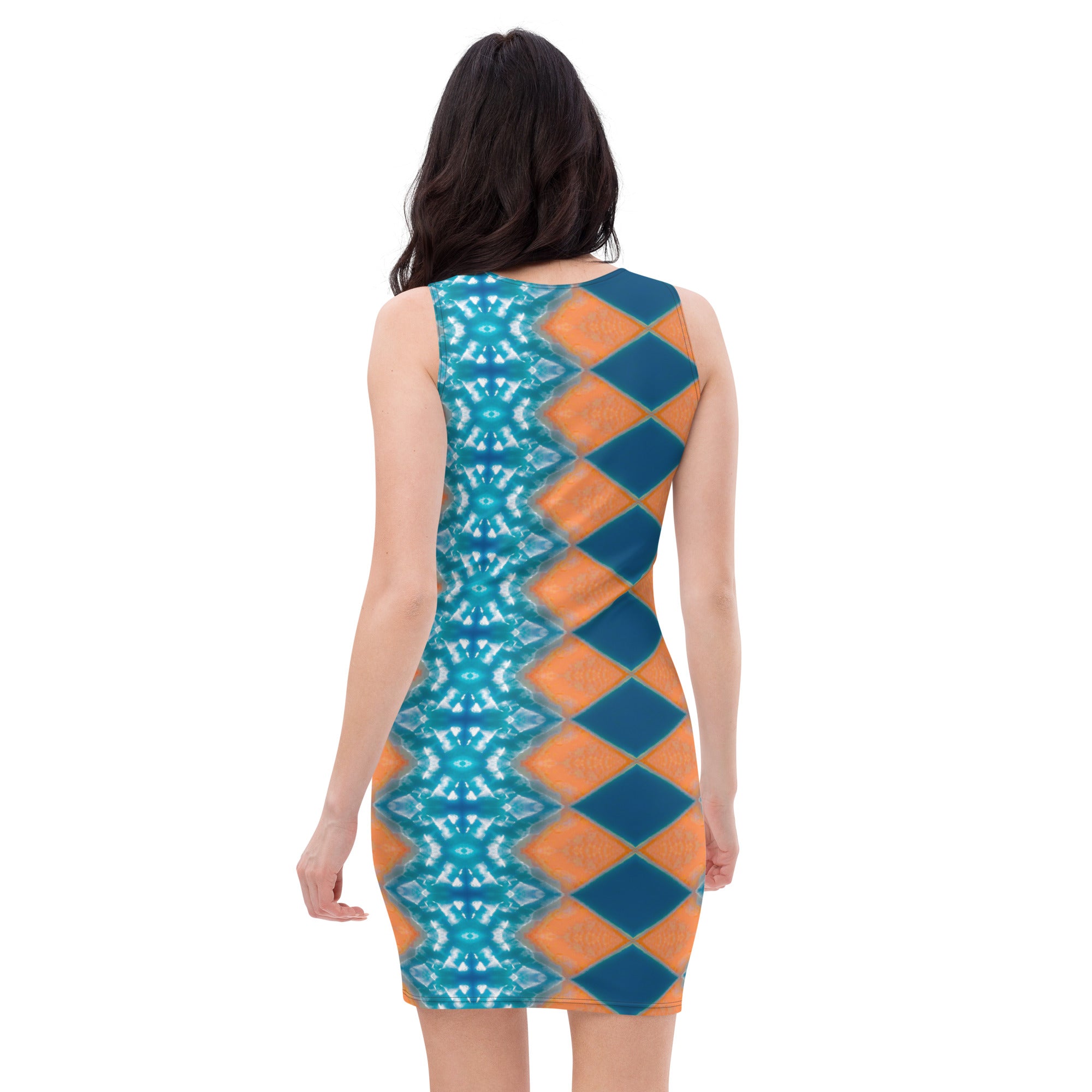 Bay Jetties Sleeveless Bodycon Dress Triboca Arts   