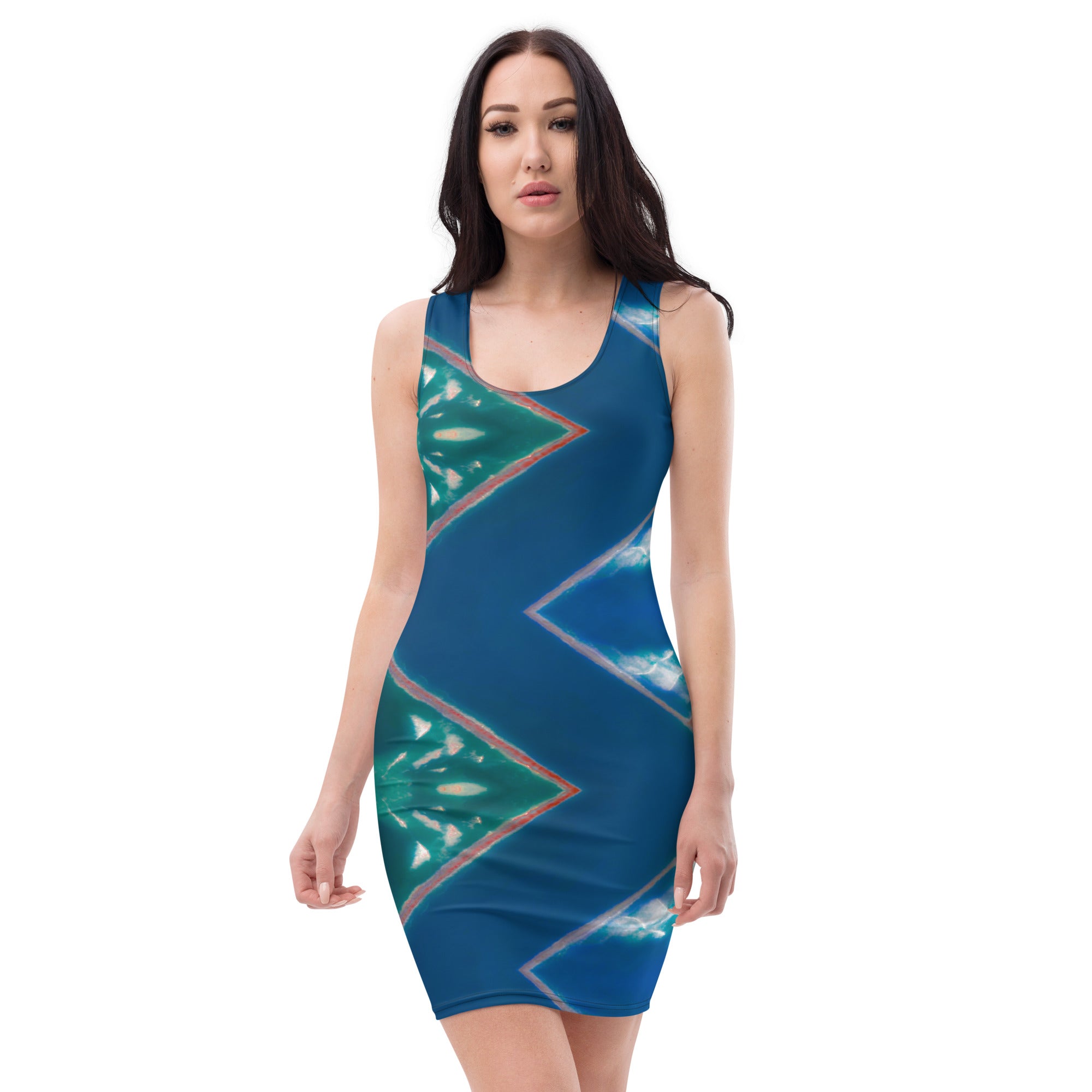 Bay Jetties Sleeveless Bodycon Dress Triboca Arts XS  