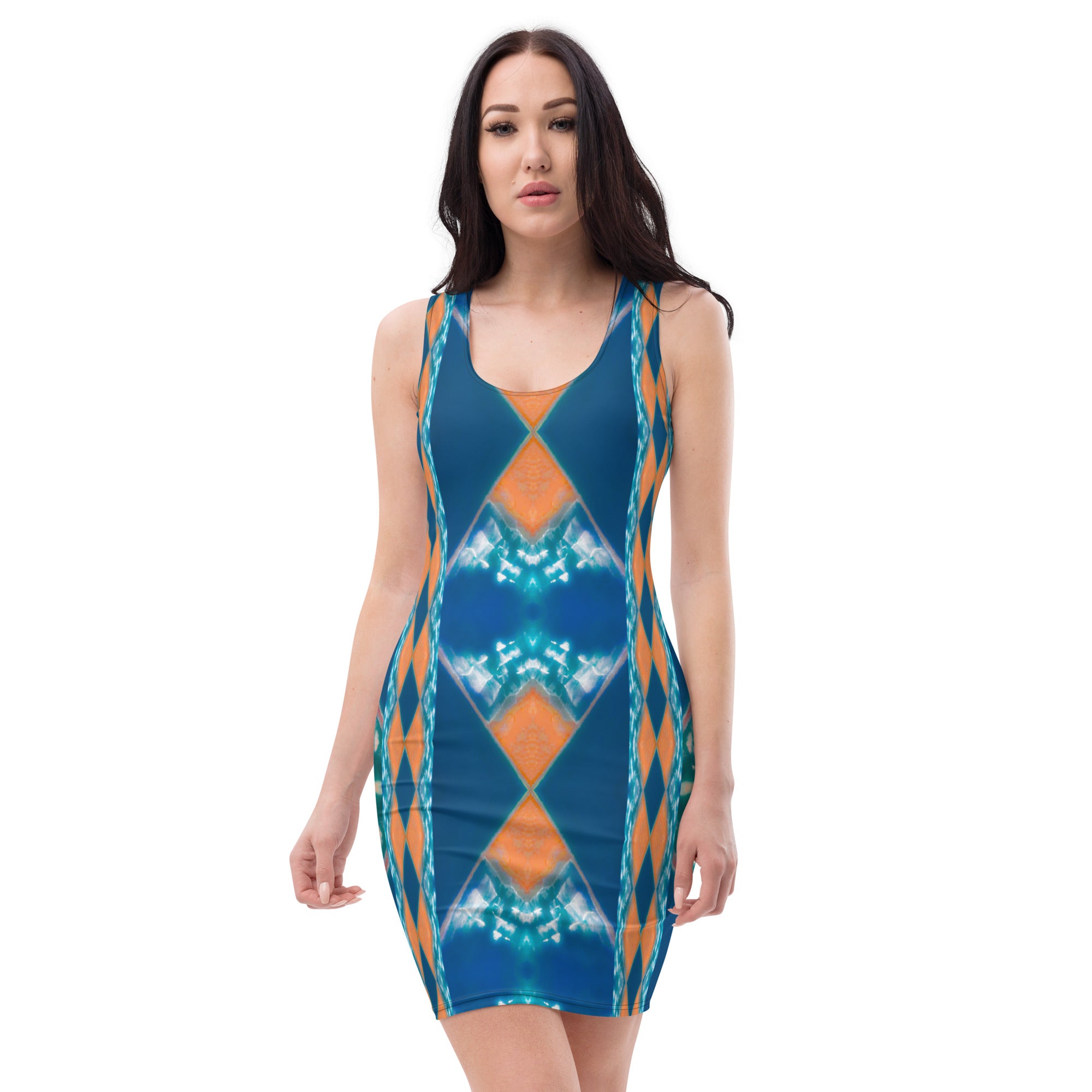 Bay Jetties Sleeveless Bodycon Dress Triboca Arts XS  