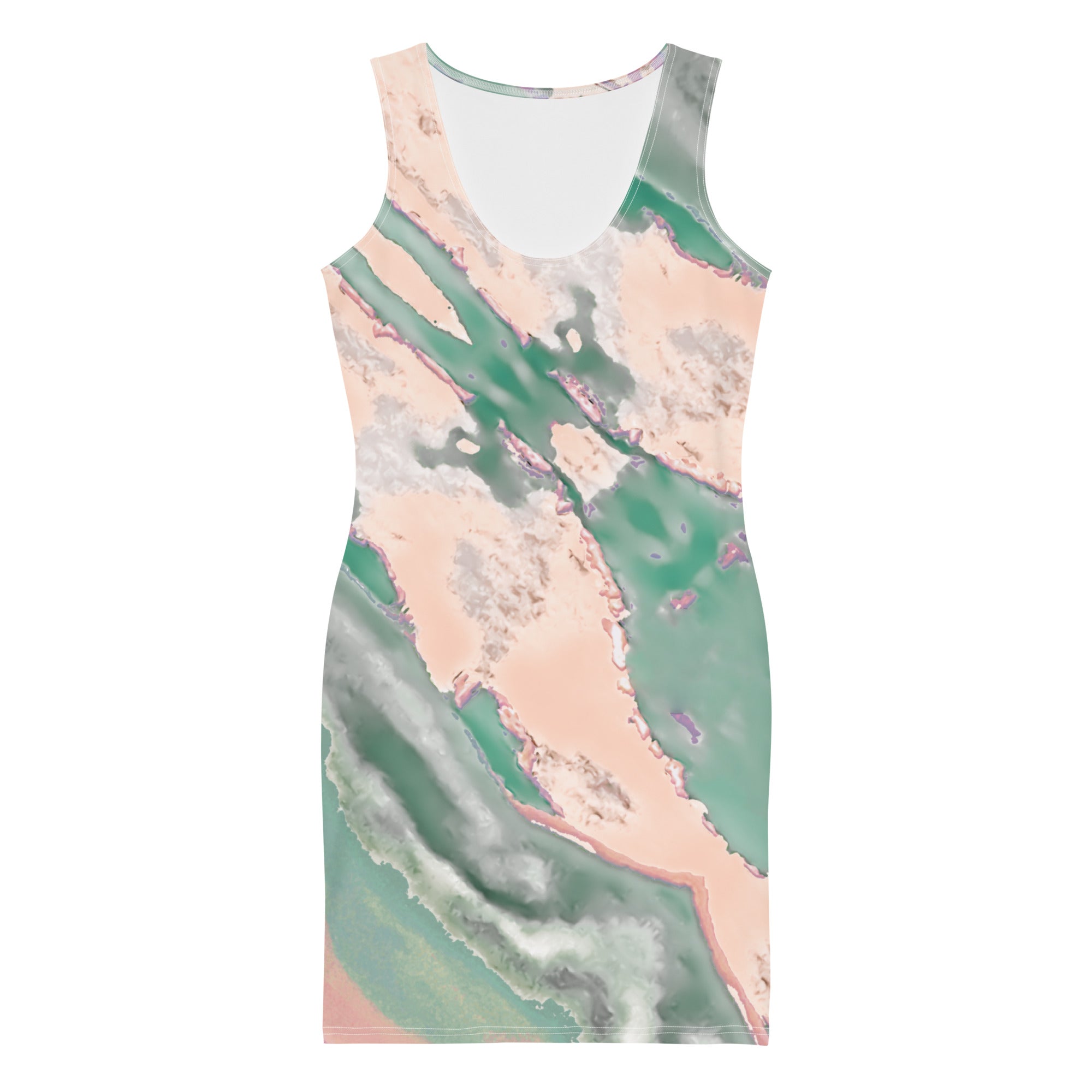 Gulf Shore Sleeveless Bodycon Dress Triboca Arts