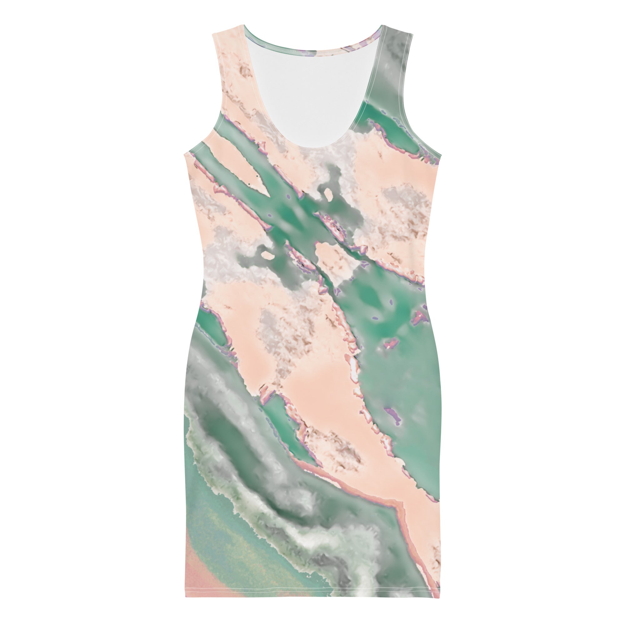 Gulf Shore Sleeveless Bodycon Dress Triboca Arts   