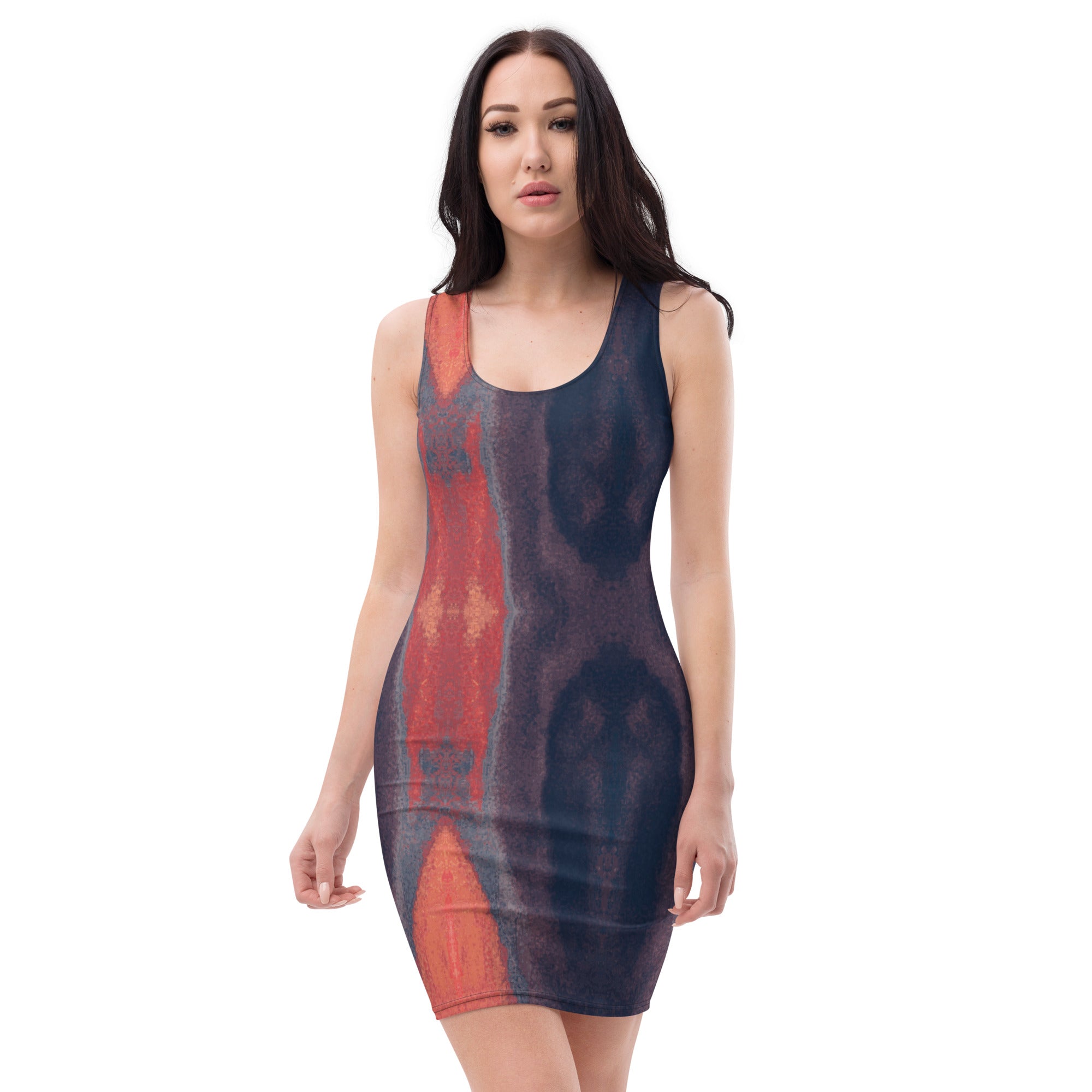 Gulf Shore Sleeveless Bodycon Dress Triboca Arts XS  