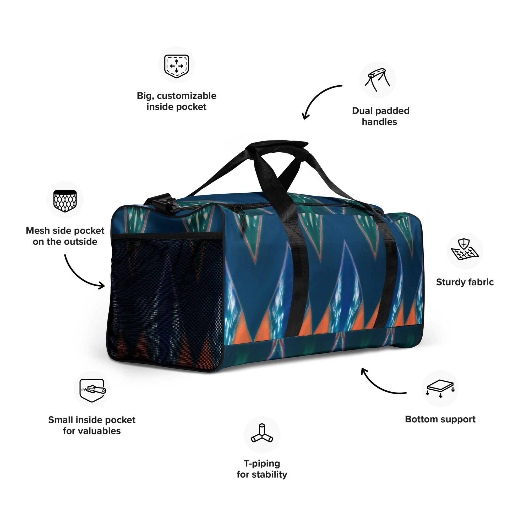 Bay Jetties Duffle Bag Triboca Arts
