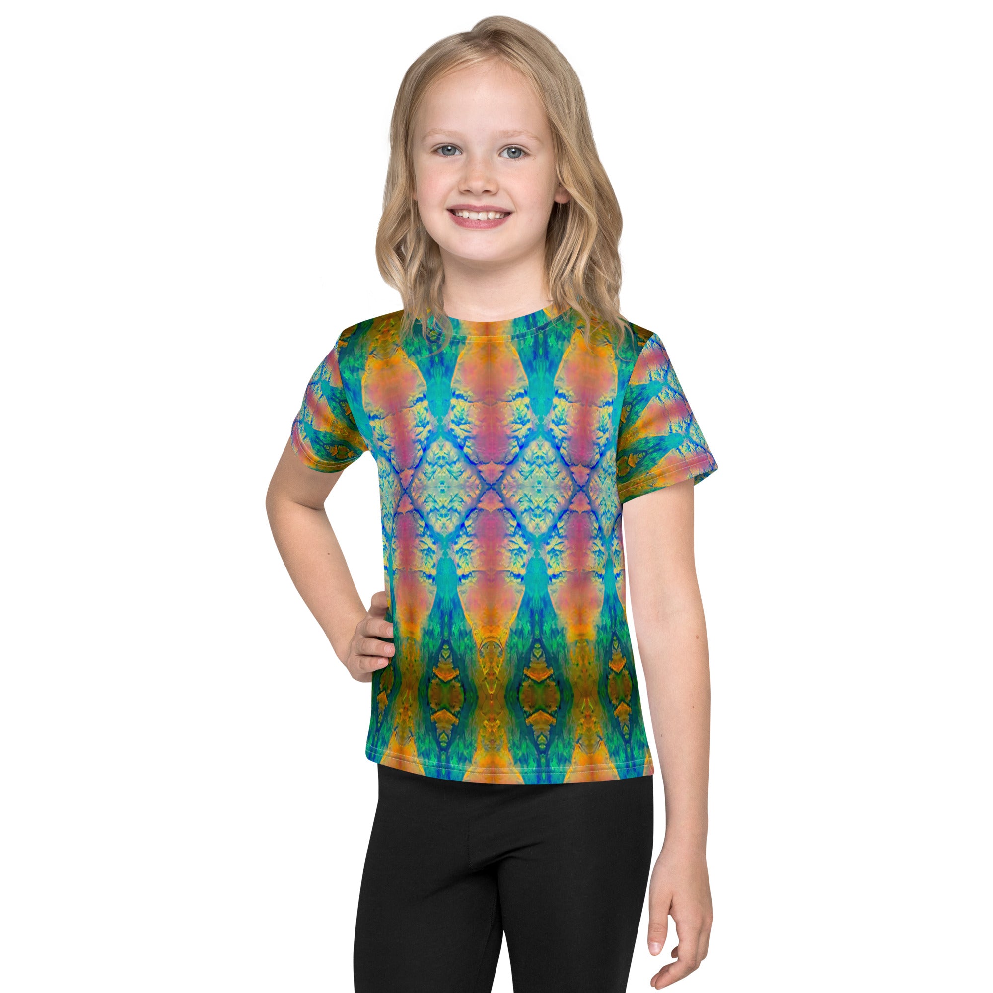 Gold Canyon Girls Crew Neck T-Shirt Triboca Arts 2T  