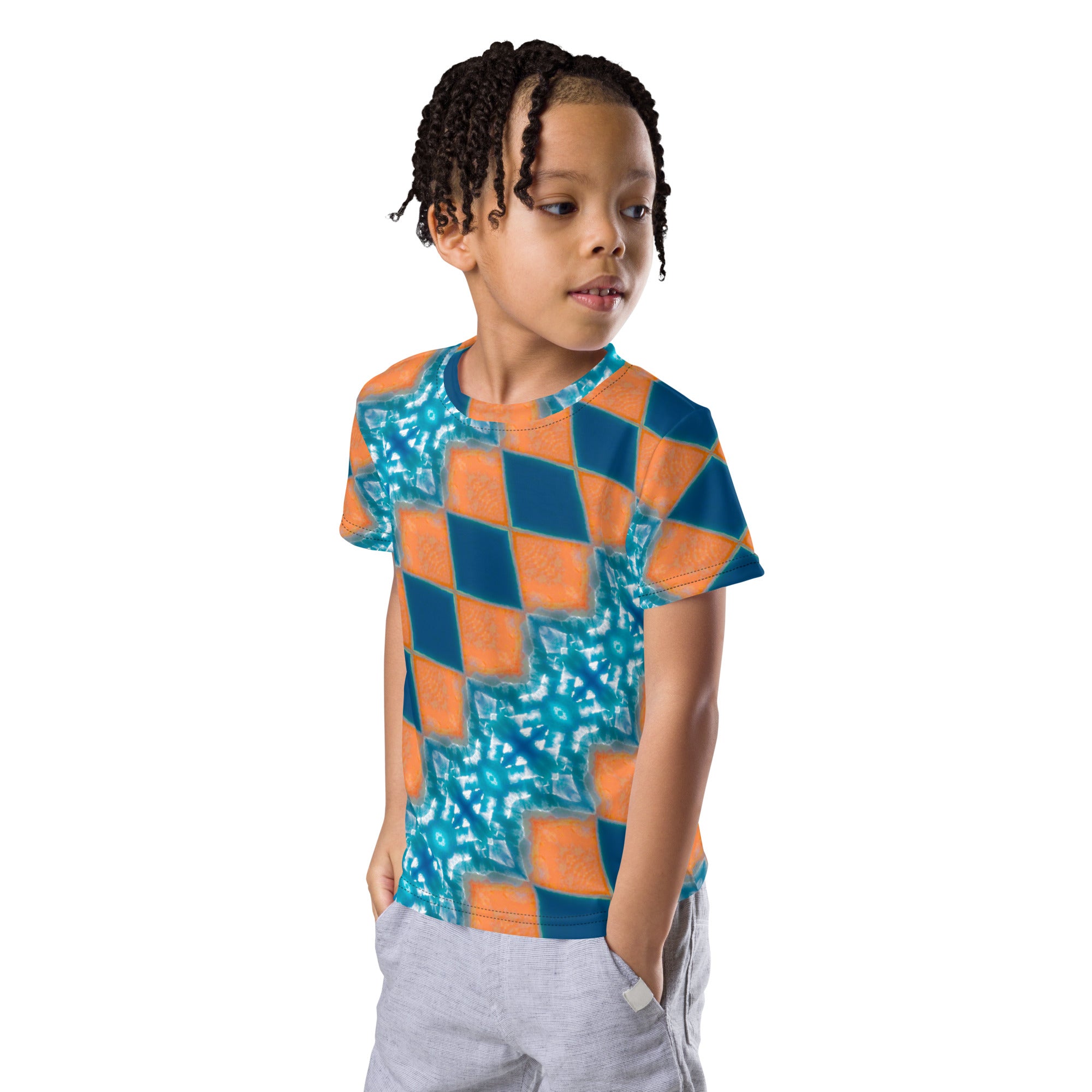 Bay Jetties Kids Crew Neck T-Shirt Triboca Arts   