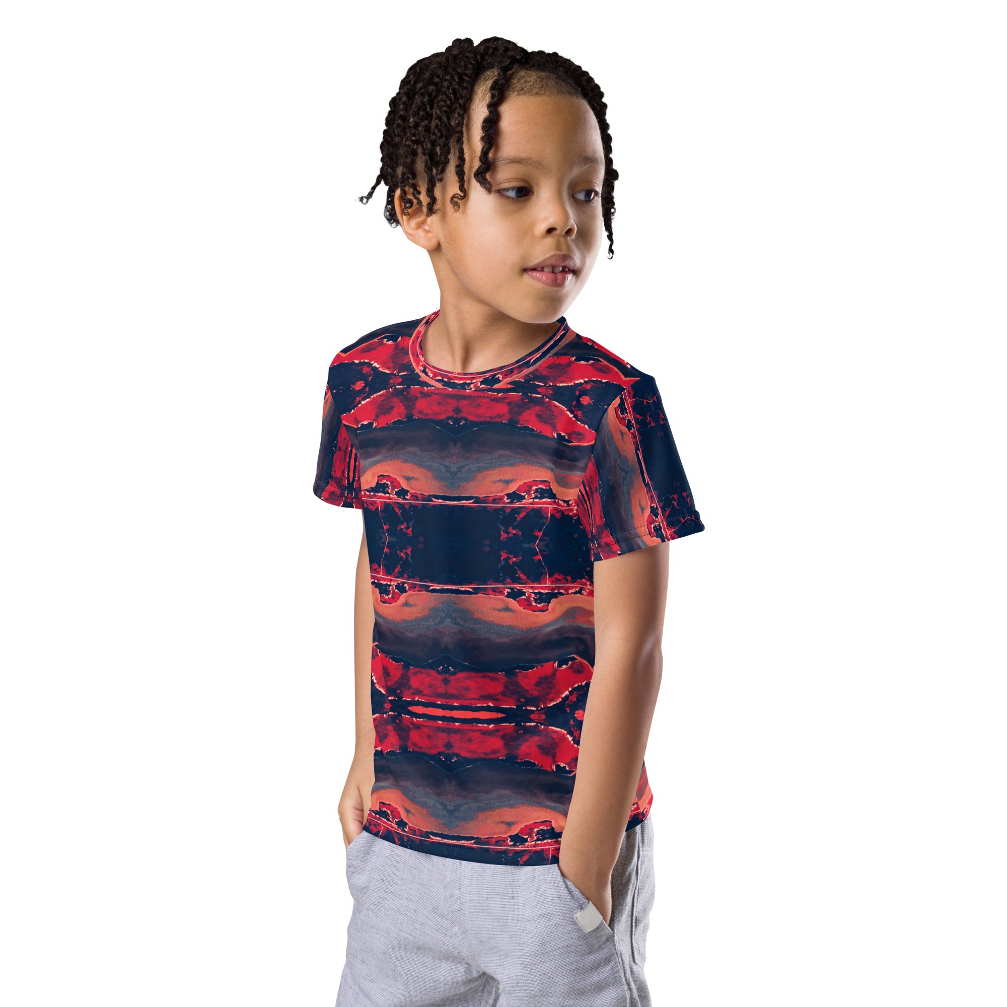 Gulf Shore Kids Crew Neck T-Shirt Triboca Arts