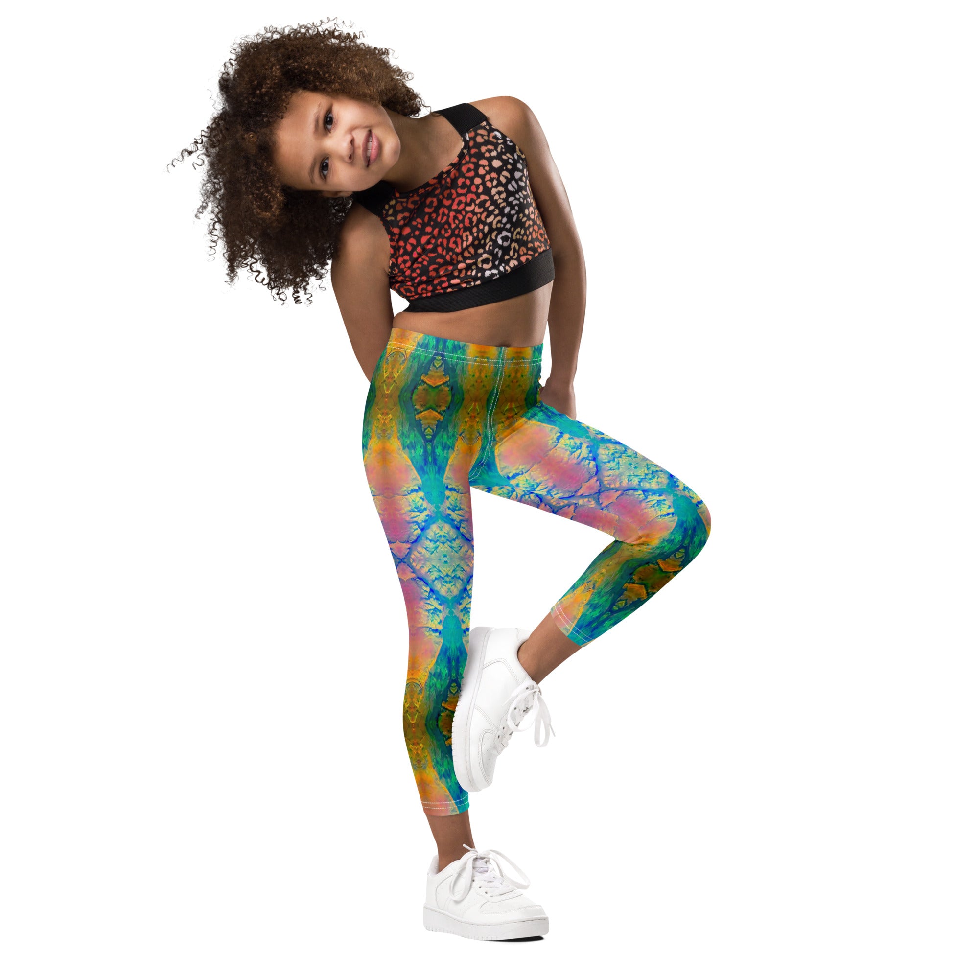Gold Canyon Girls Leggings Triboca Arts 2T