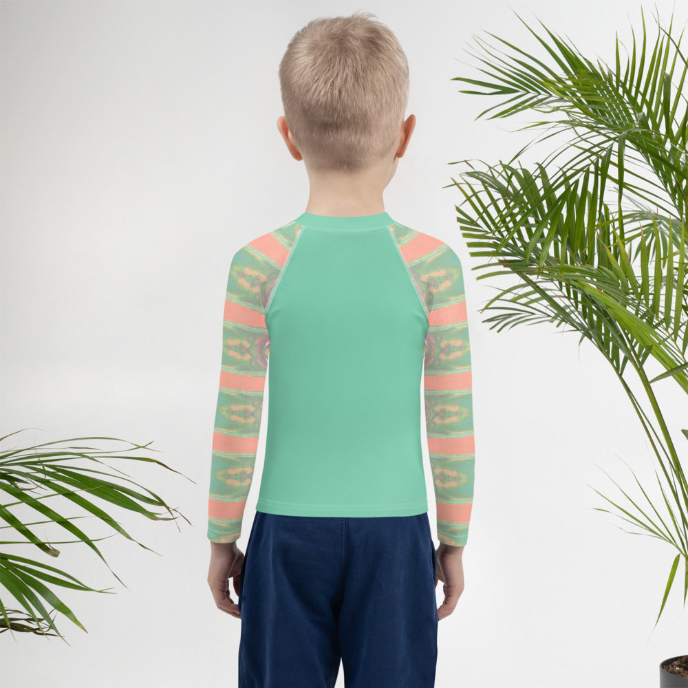 Bay Jetties Kids Long-Sleeve Rash Guard Triboca Arts