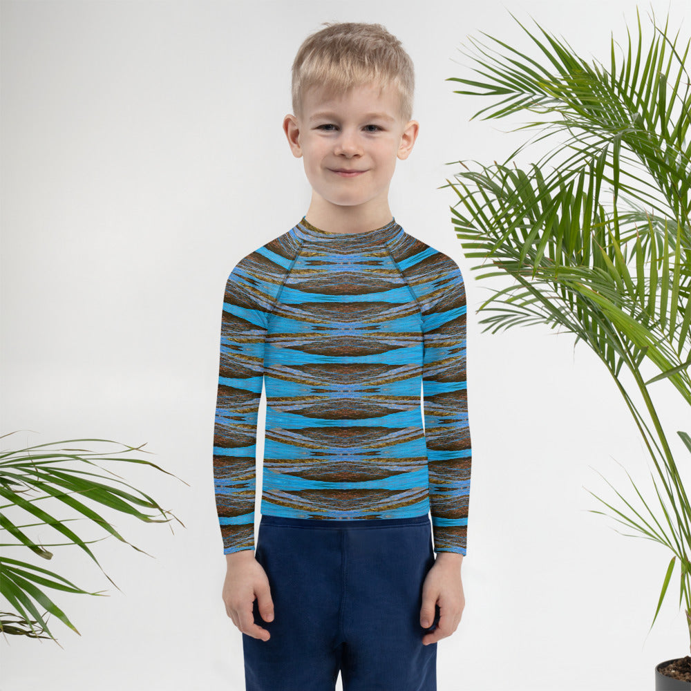 Monterey Azul Kids Long-Sleeve Rash Guard Triboca Arts 2T  