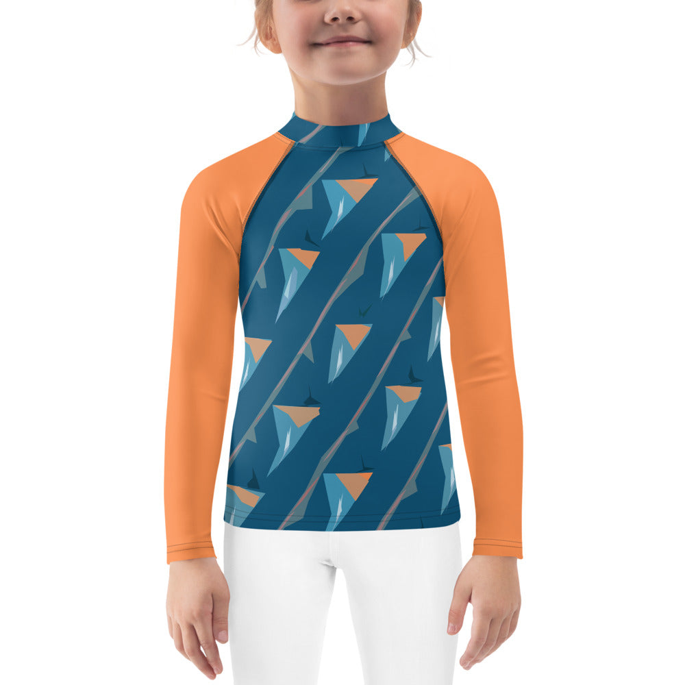 Bay Jetties Girls Long-Sleeve Rash Guard Triboca Arts 2T  