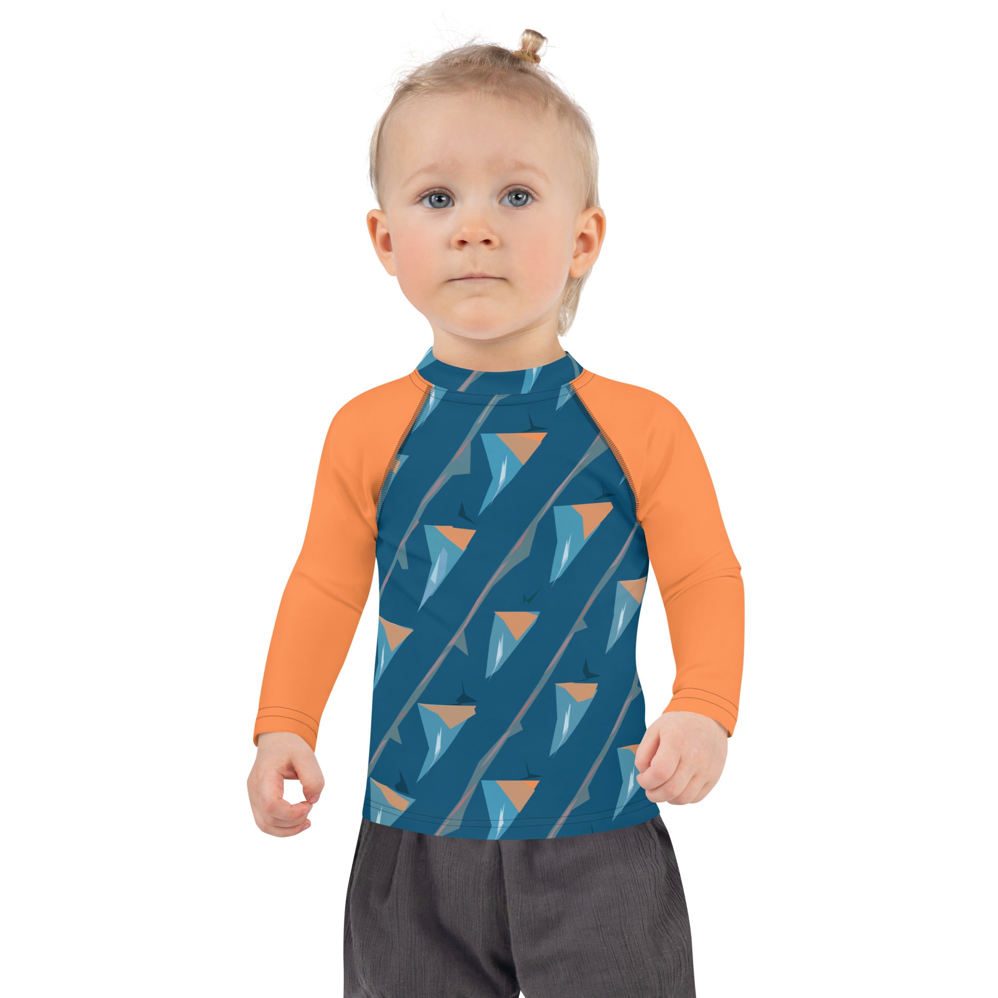 Bay Jetties Girls Long-Sleeve Rash Guard Triboca Arts
