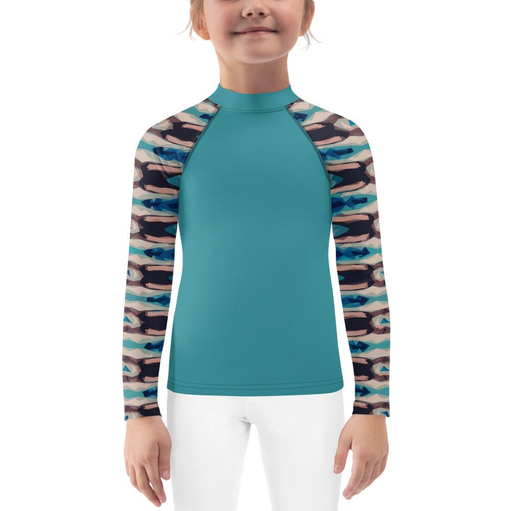 Bay Jetties Girls Long-Sleeve Rash Guard Triboca Arts 2T