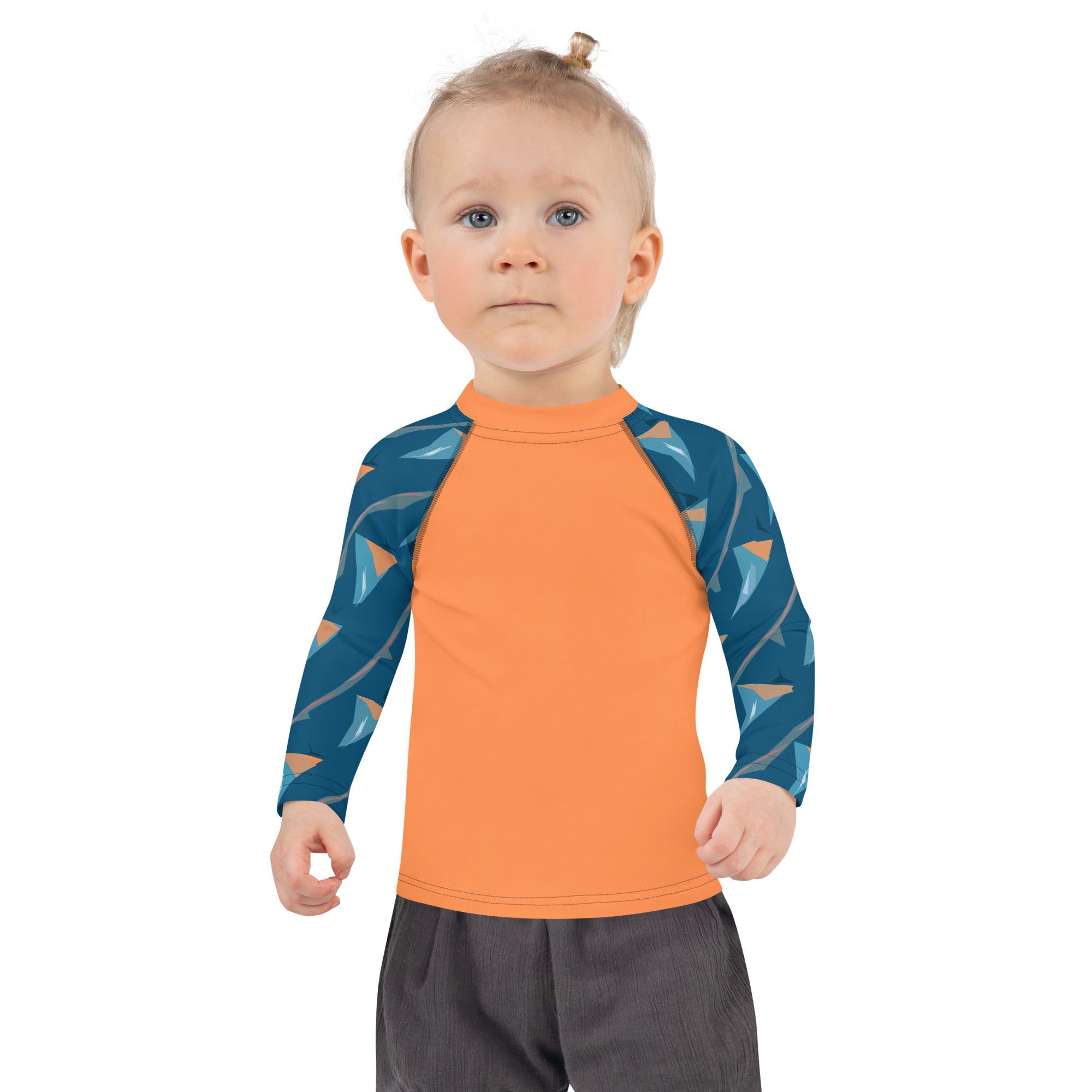 Bay Jetties Girls Long-Sleeve Rash Guard Triboca Arts