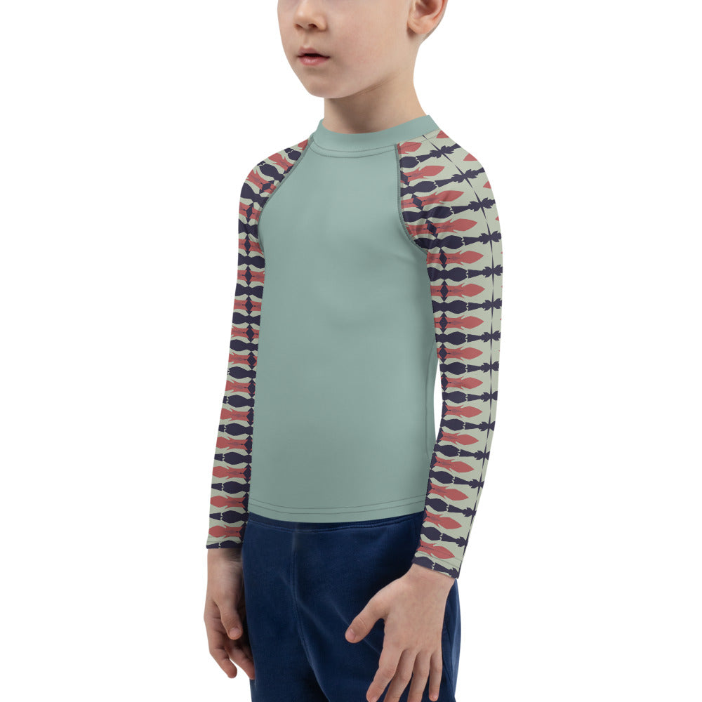 Gulf Shore Kids Long-Sleeve Rash Guard Triboca Arts