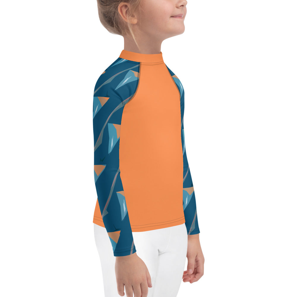 Bay Jetties Girls Long-Sleeve Rash Guard Triboca Arts