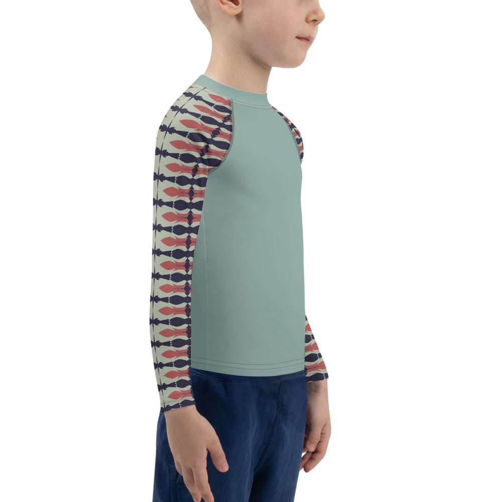 Gulf Shore Kids Long-Sleeve Rash Guard Triboca Arts