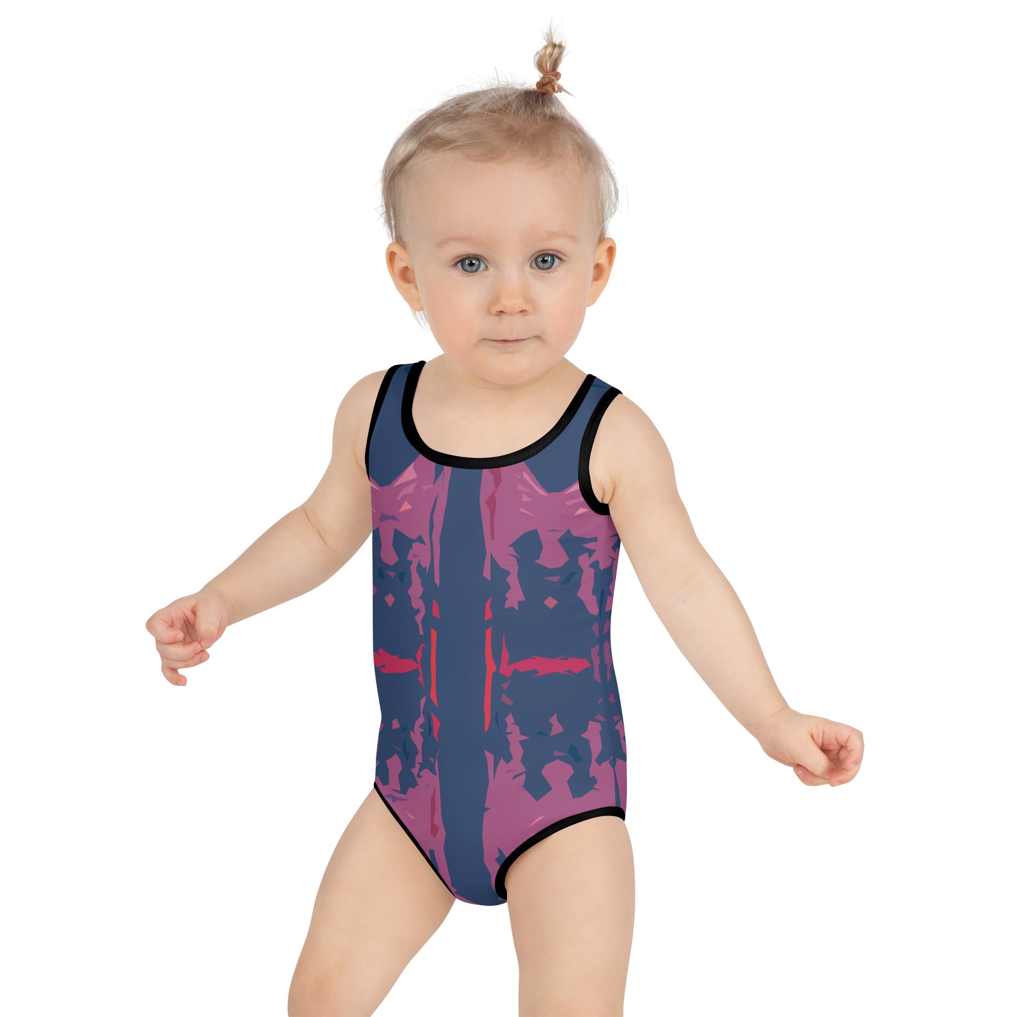 Bay Jetties Girls One-Piece Swimsuit Triboca Arts   