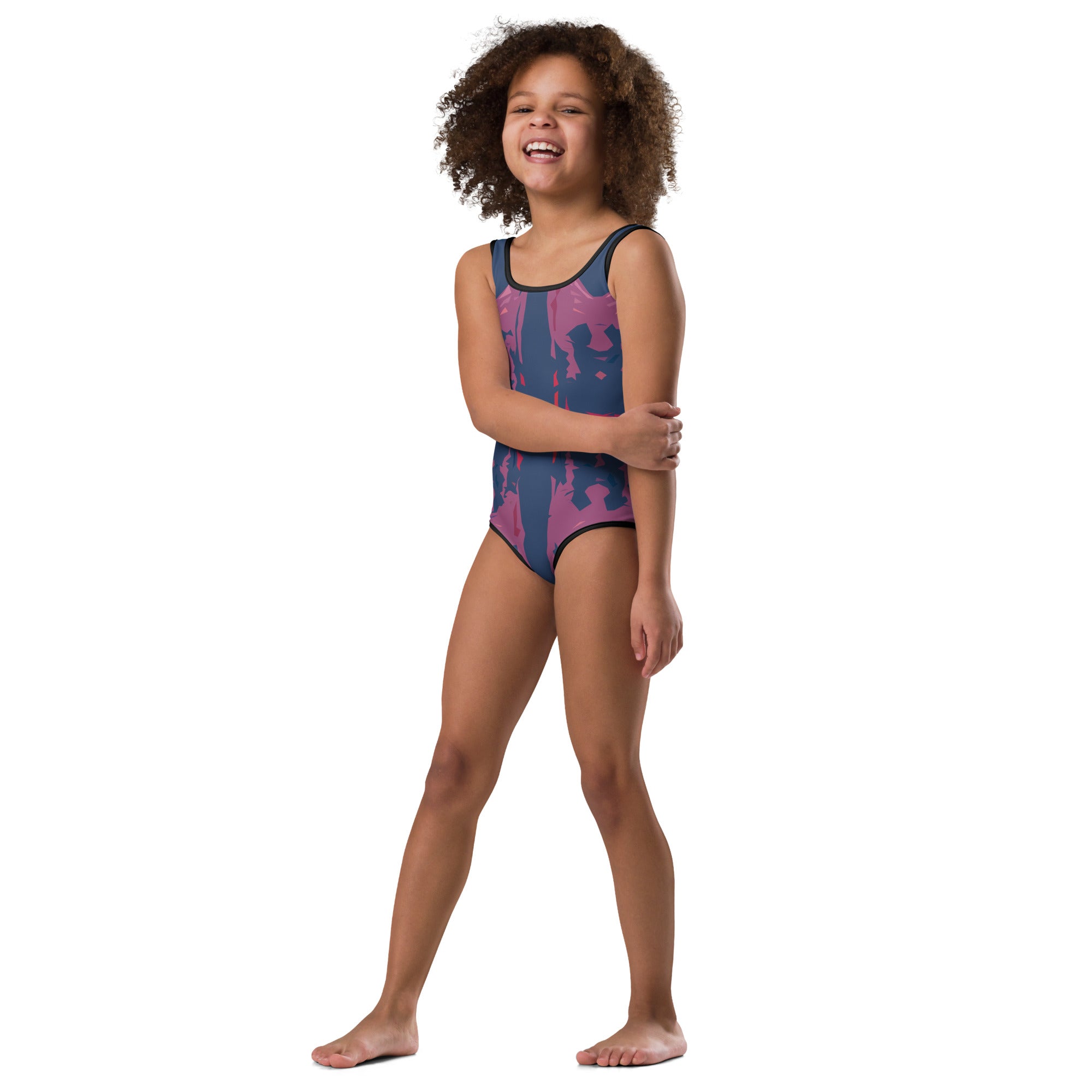 Bay Jetties Girls One-Piece Swimsuit Triboca Arts   