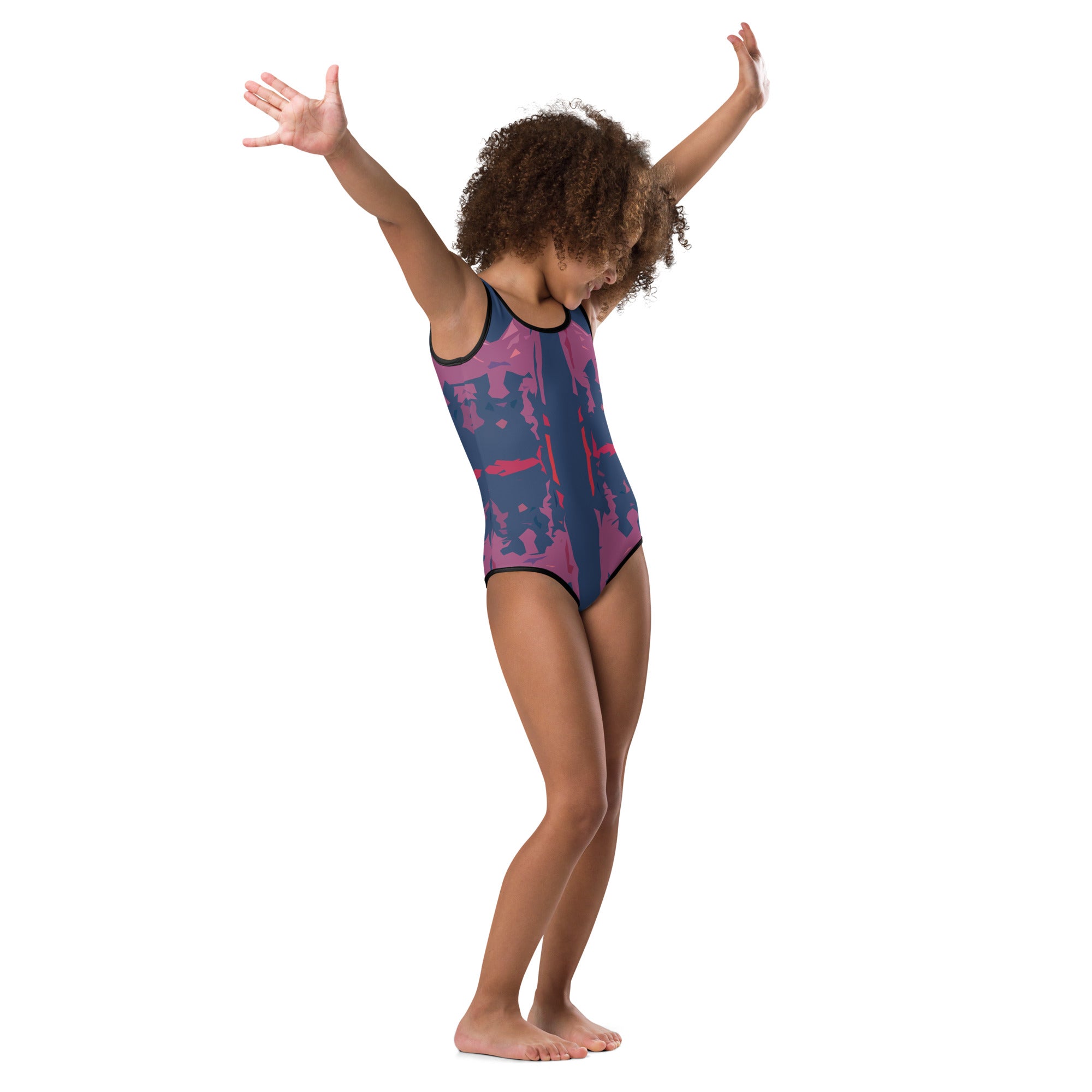 Bay Jetties Girls One-Piece Swimsuit Triboca Arts   