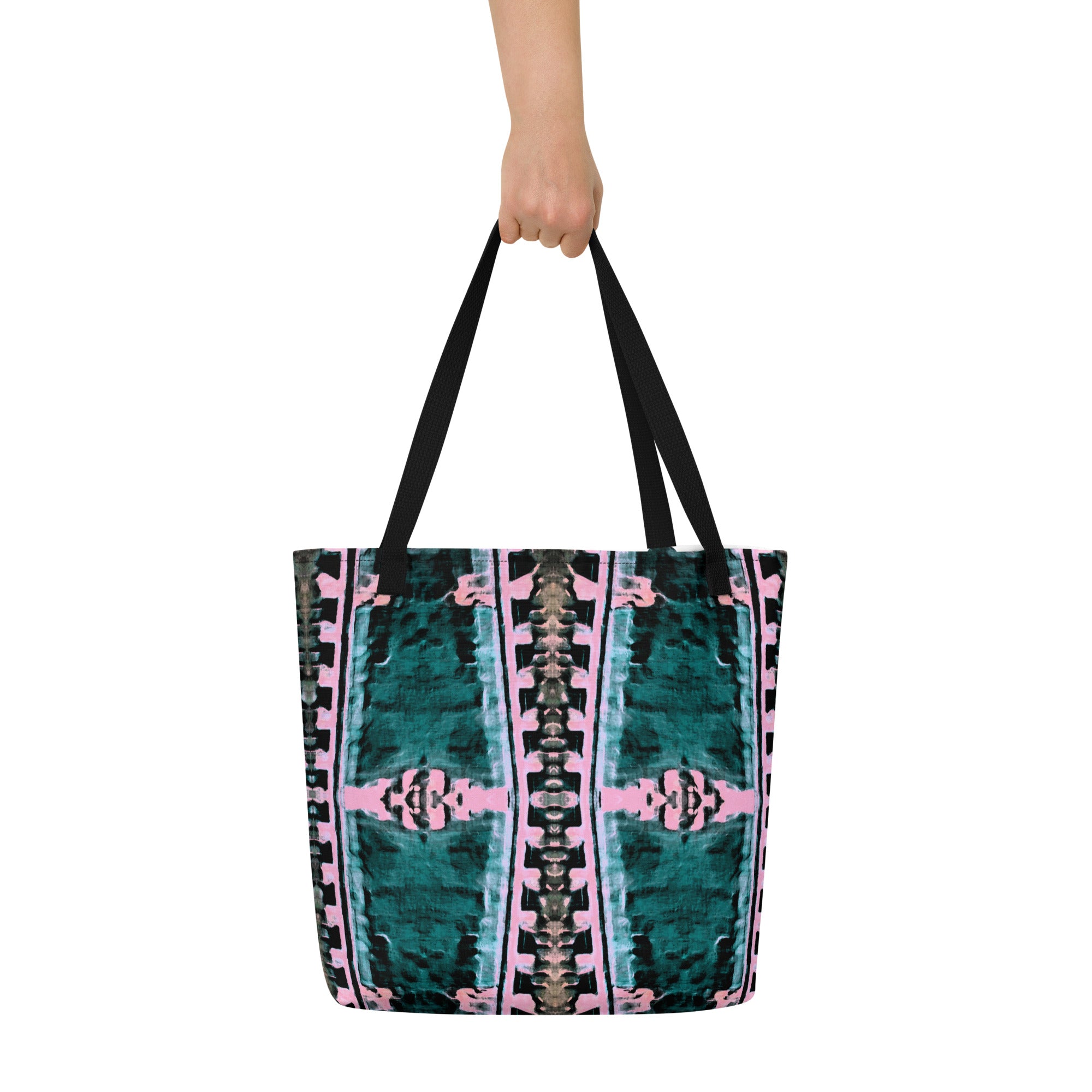 Camino Del Mar Bridge Large Tote Bag With Pocket Triboca Arts