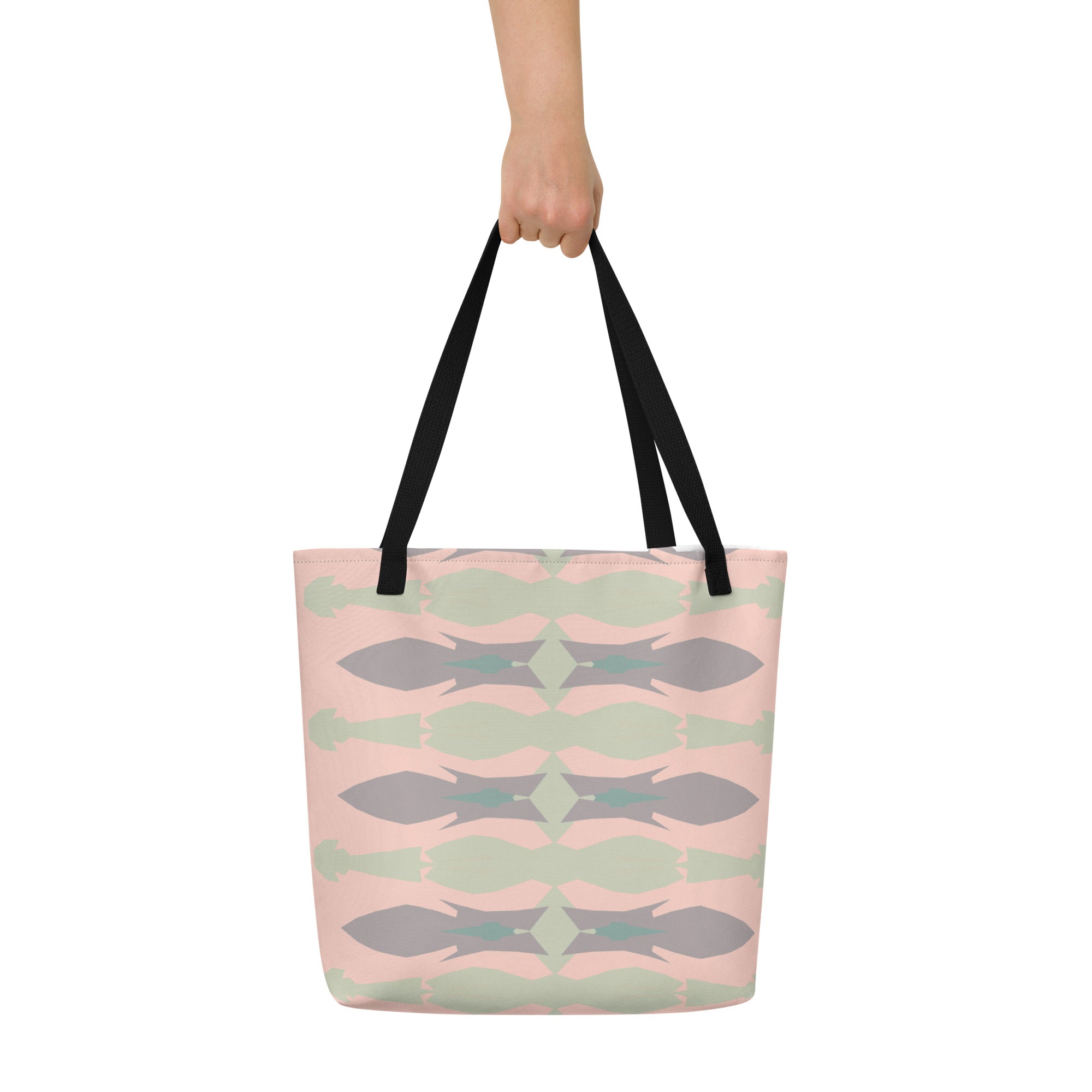 Gulf Shore Large Tote Bag With Pocket Triboca Arts