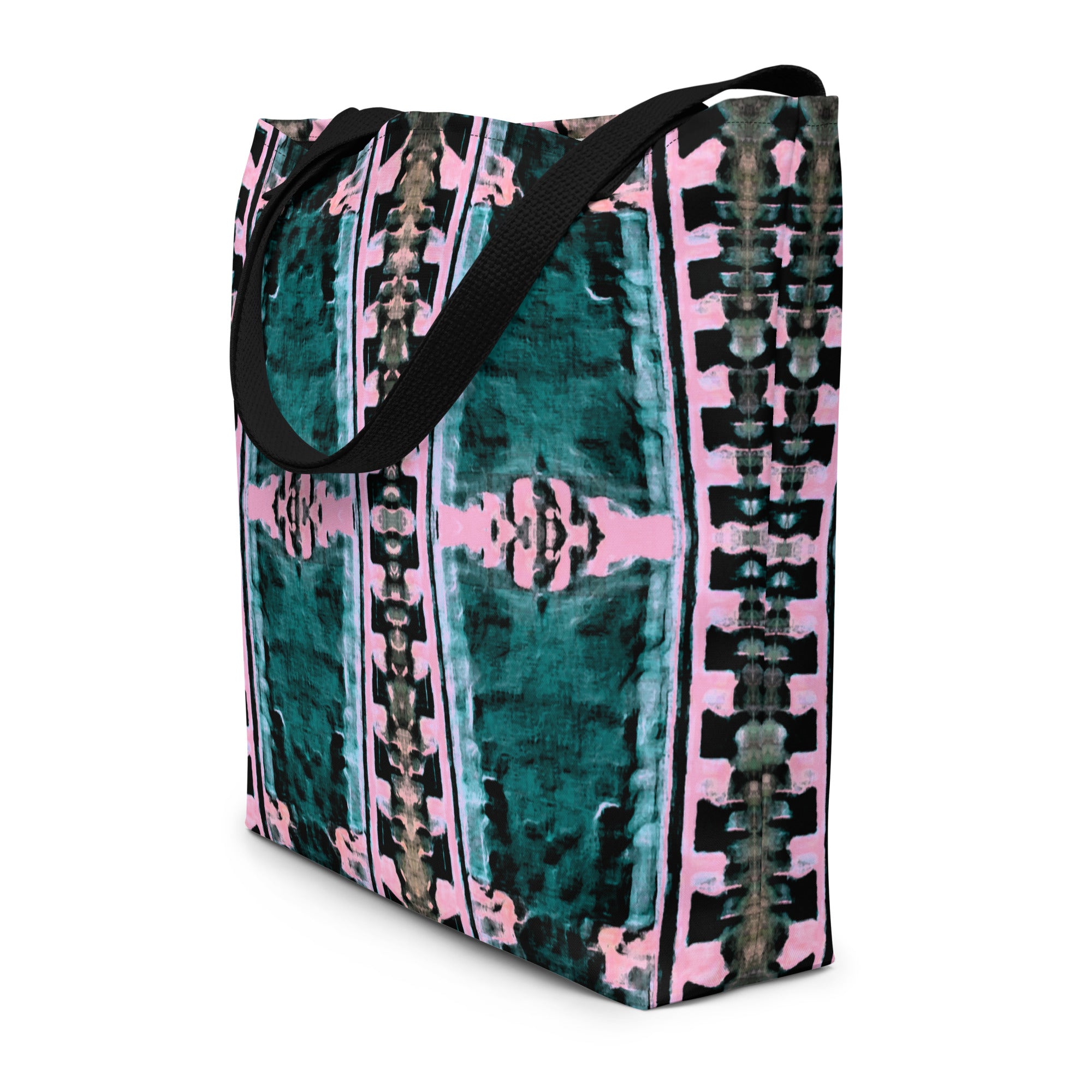 Camino Del Mar Bridge Large Tote Bag With Pocket Triboca Arts