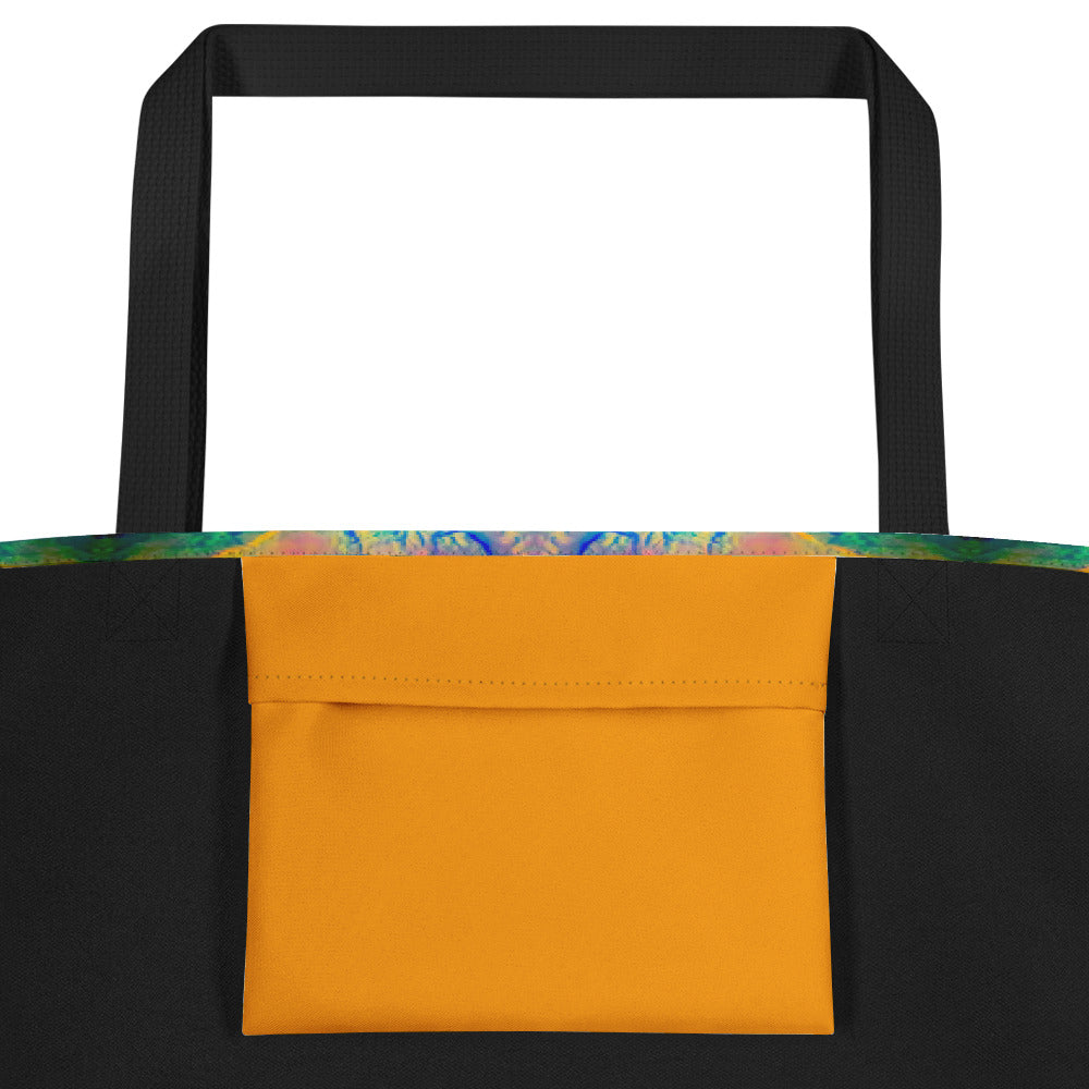Gulf Shore Large Tote Bag With Pocket Triboca Arts