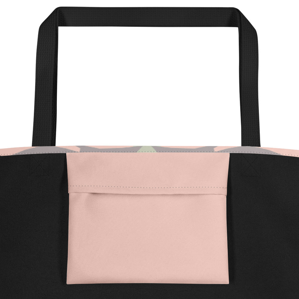 Gulf Shore Large Tote Bag With Pocket Triboca Arts