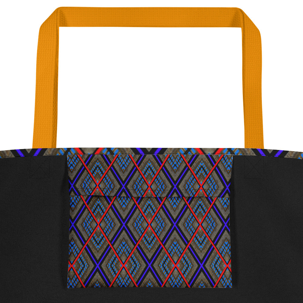 Skylights Large Tote Bag With Pocket Triboca Arts