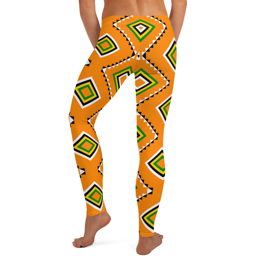 Sun-drenched Homeland Women's Leggings Triboca Arts