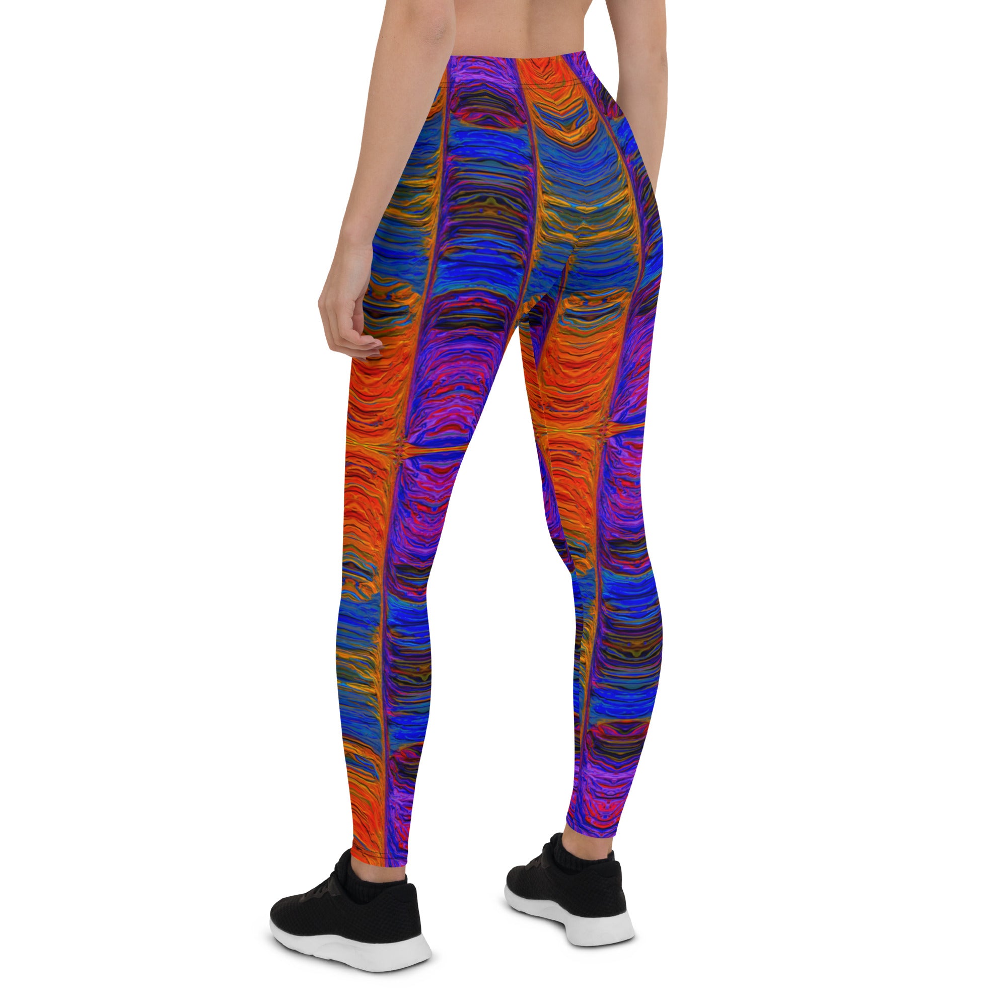 Fire & Water Harmonics Leggings Triboca Arts