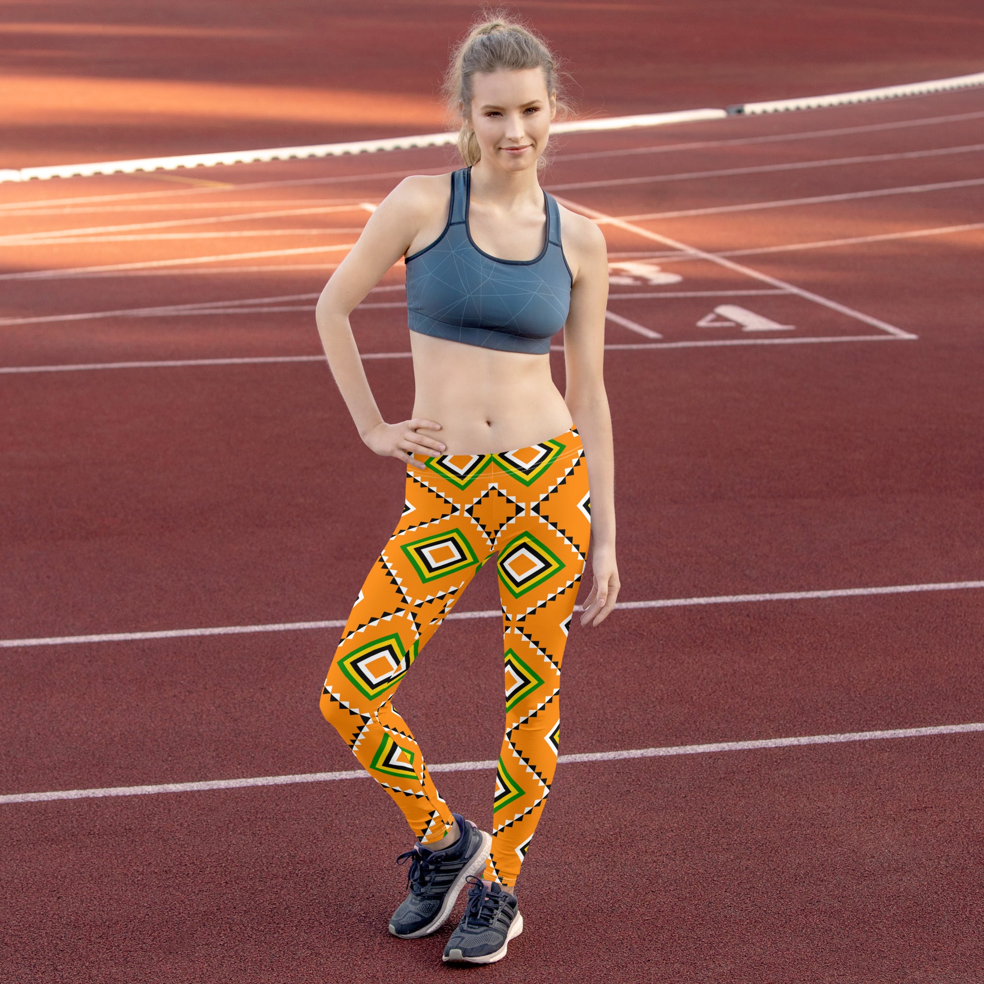 Sun-drenched Homeland Women's Leggings Triboca Arts XS