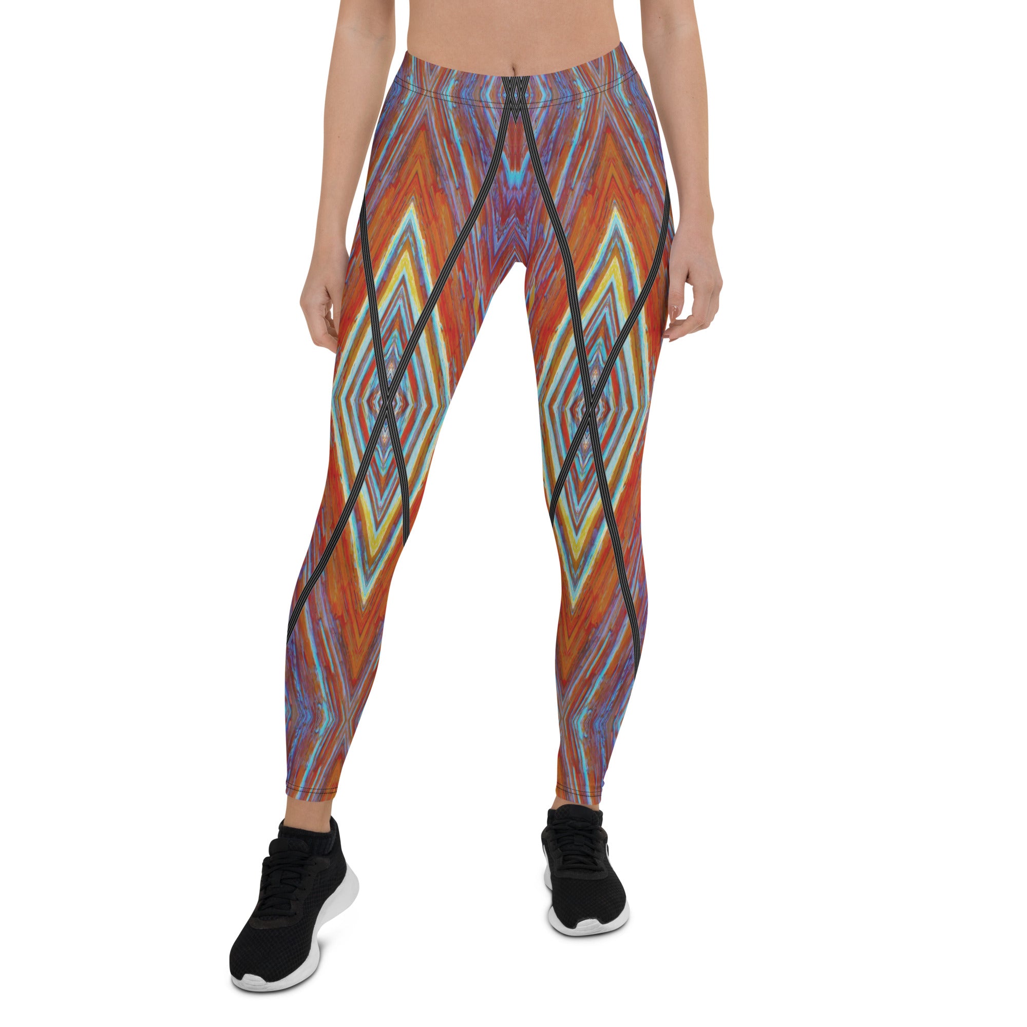 Diatomite Diamonds Women's Leggings Triboca Arts XS