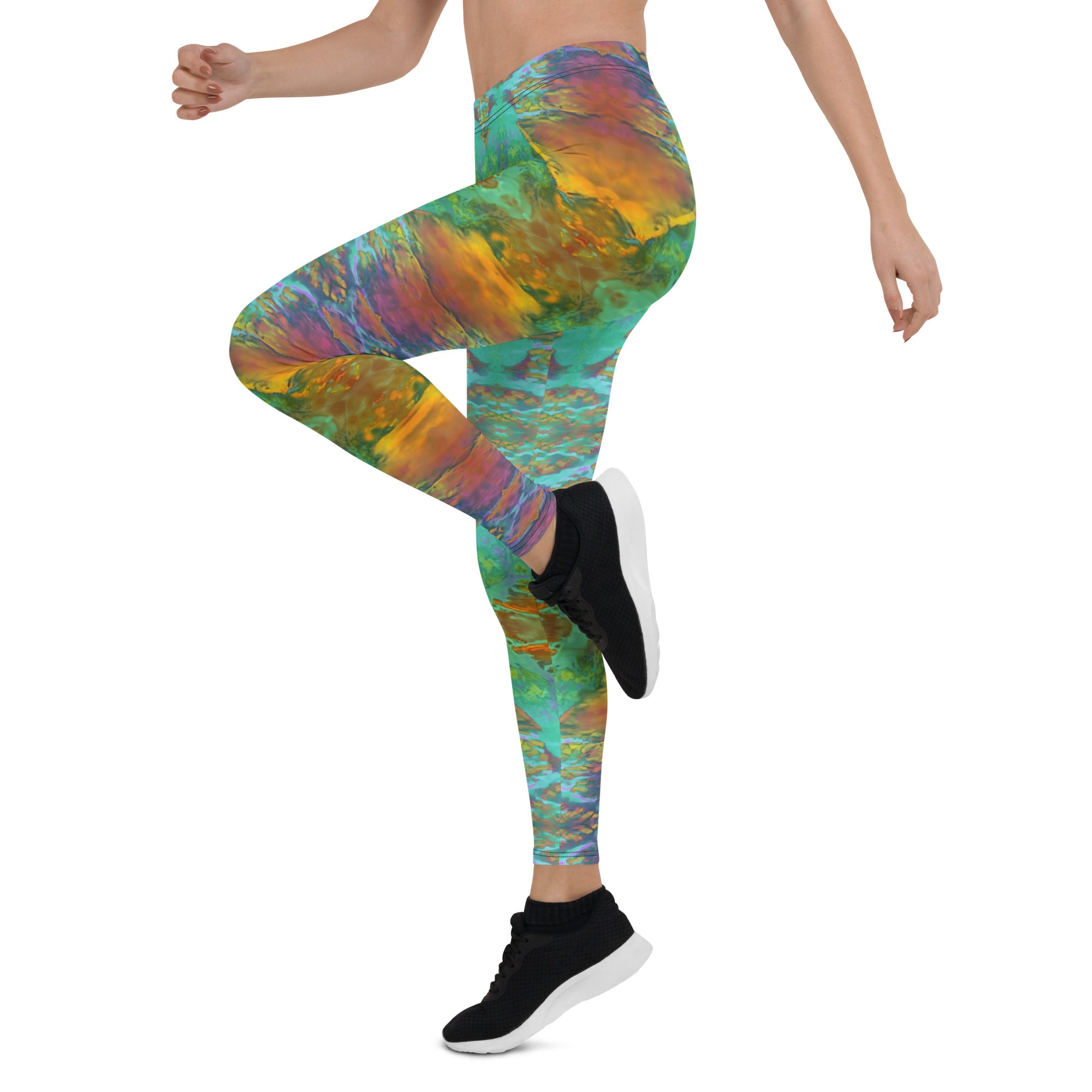 Gold Canyon Women's Leggings Triboca Arts